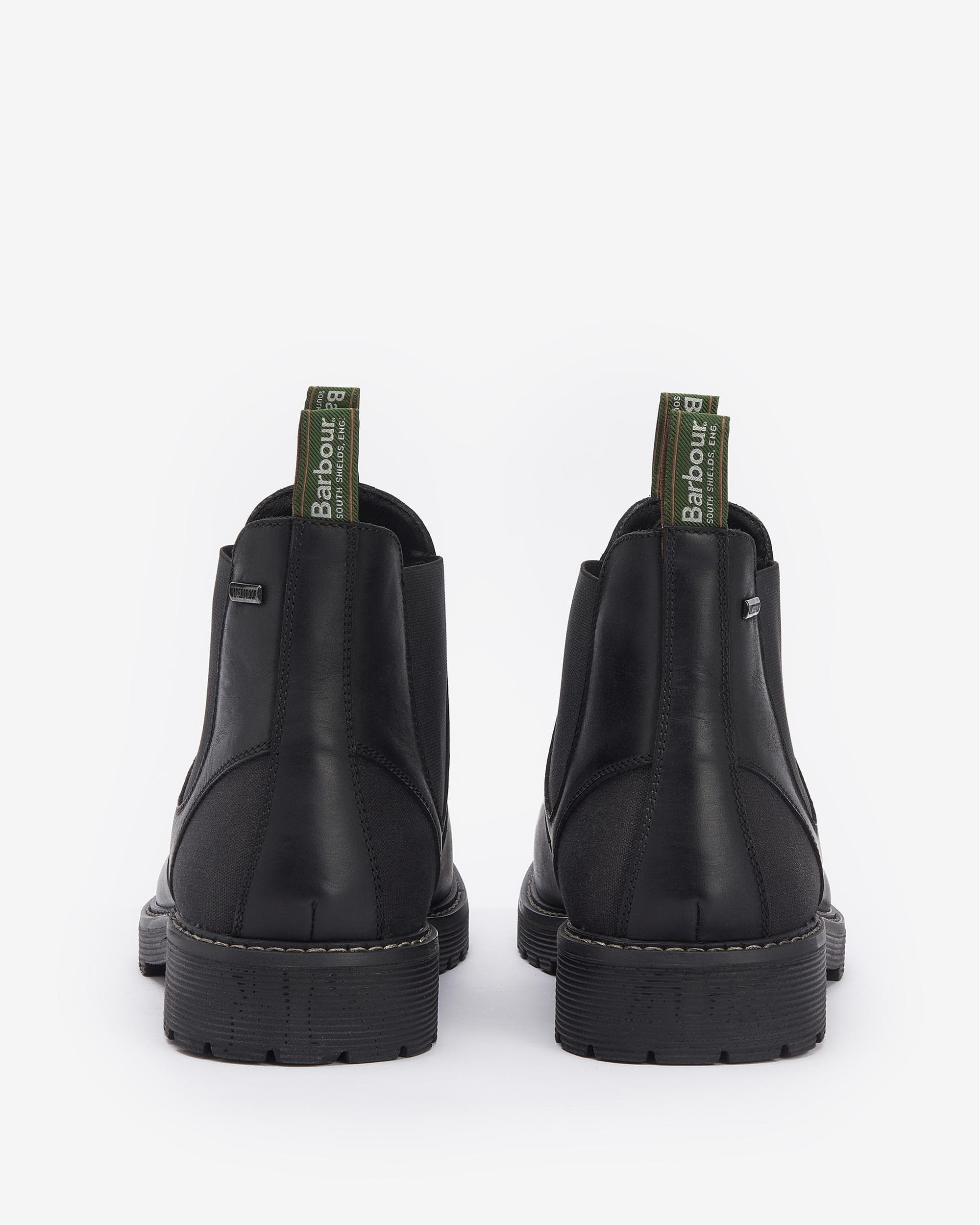 Barbour Patton Mens Chelsea Boots - Black - Image 3