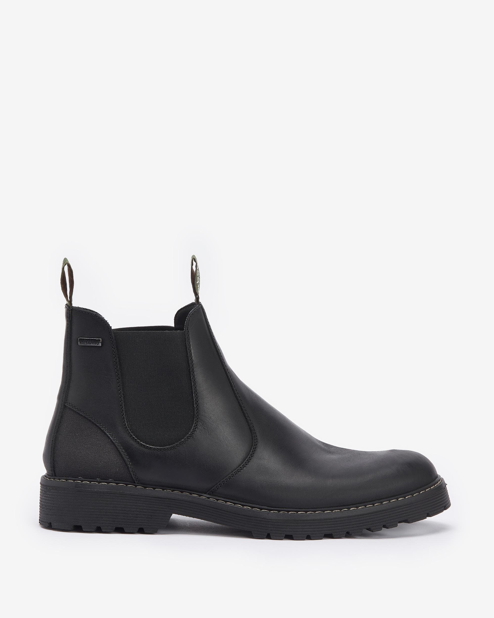 Barbour Patton Mens Chelsea Boots - Black - Image 6