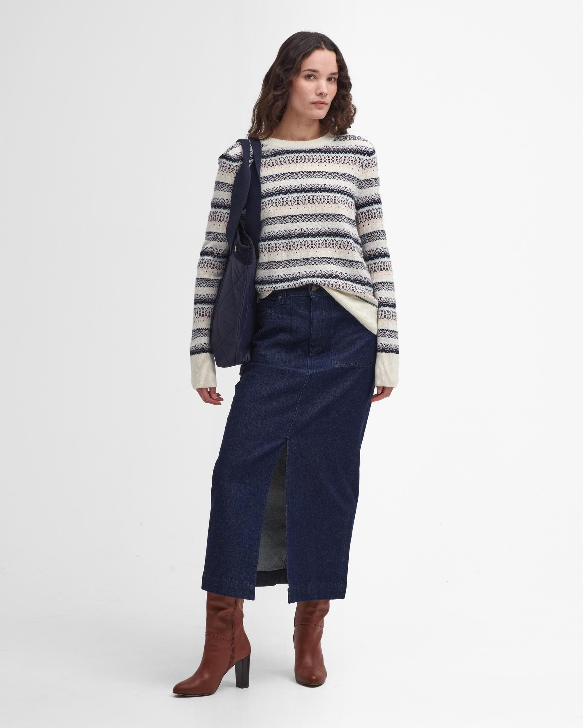 Barbour Peak Womens Fairisle Jumper - Image 3