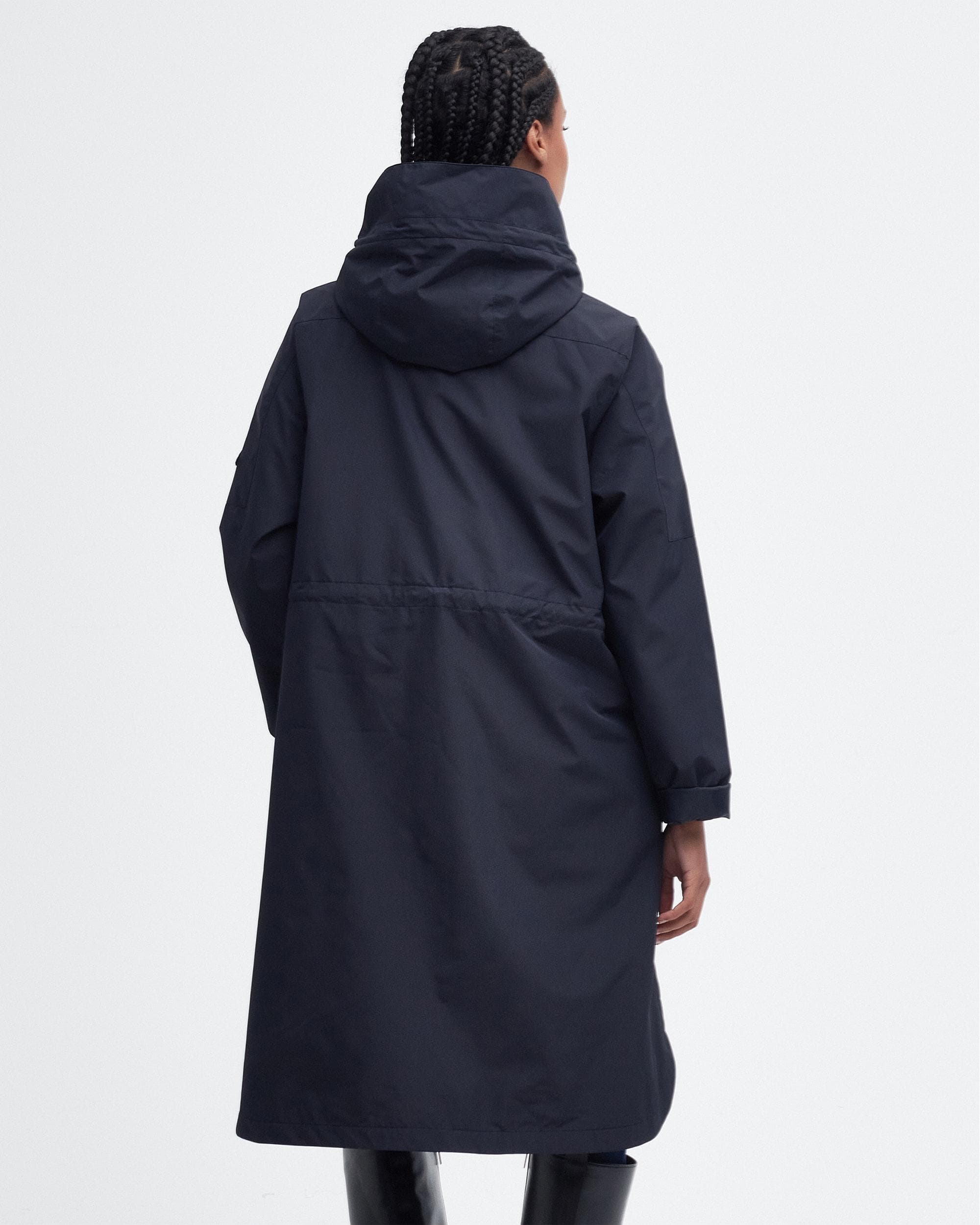 Barbour Penarth Womens Long Showerproof Coat - Image 6