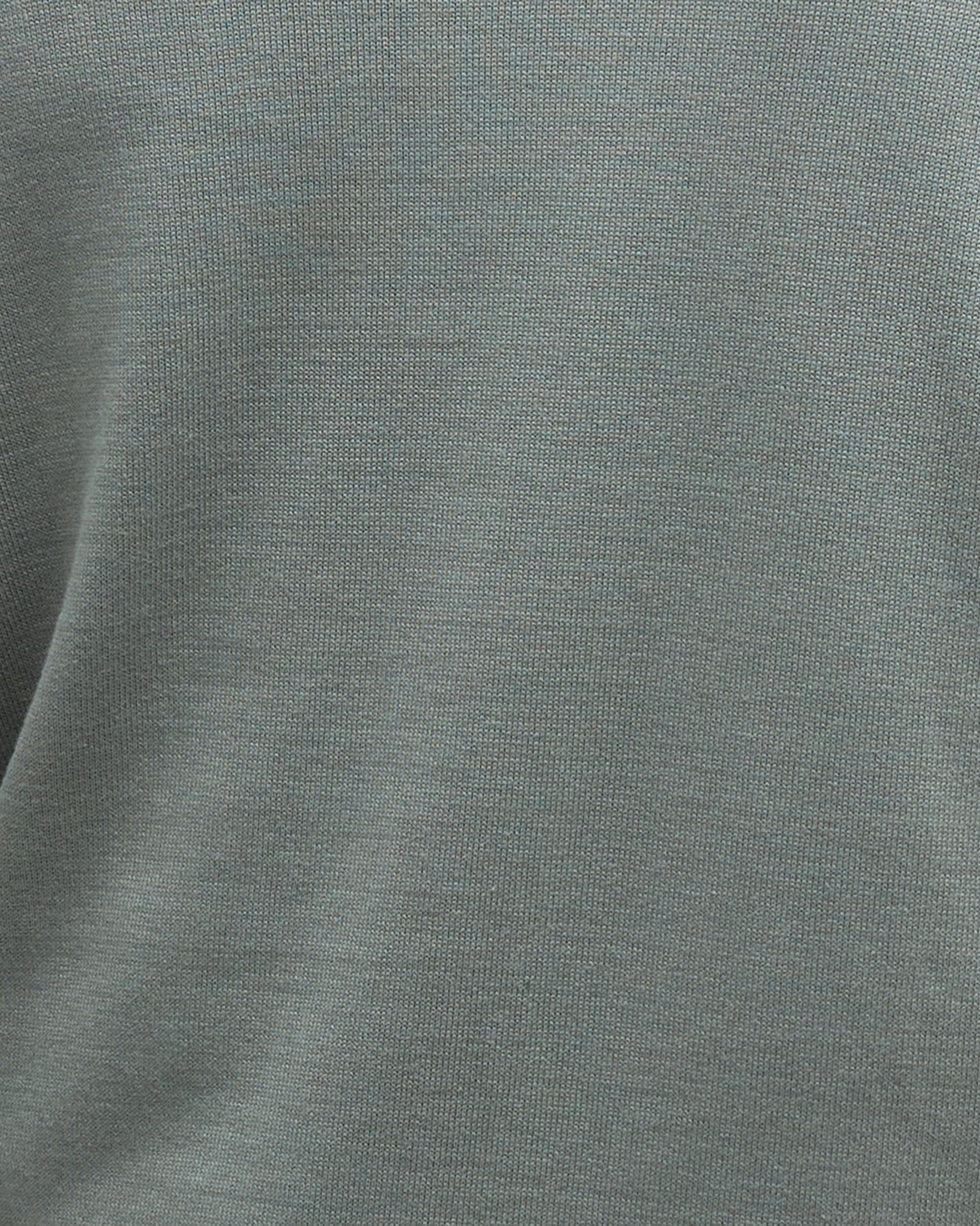 Barbour Pima Cotton Mens Crew Sweatshirt - Agave Green - Image 6