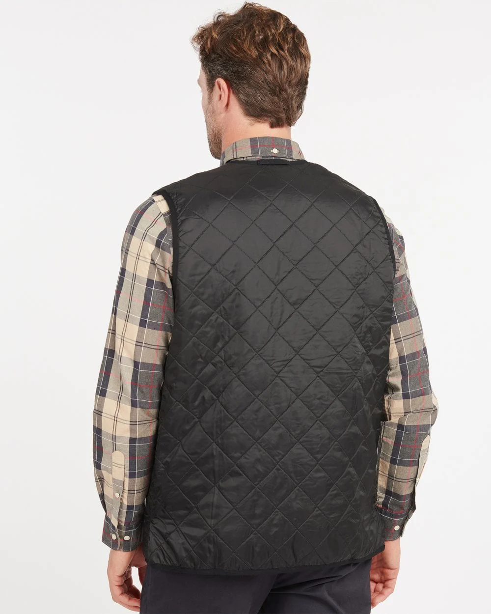 Barbour Polarquilt Mens Waistcoat/Zip-In Liner - Black - Image 5