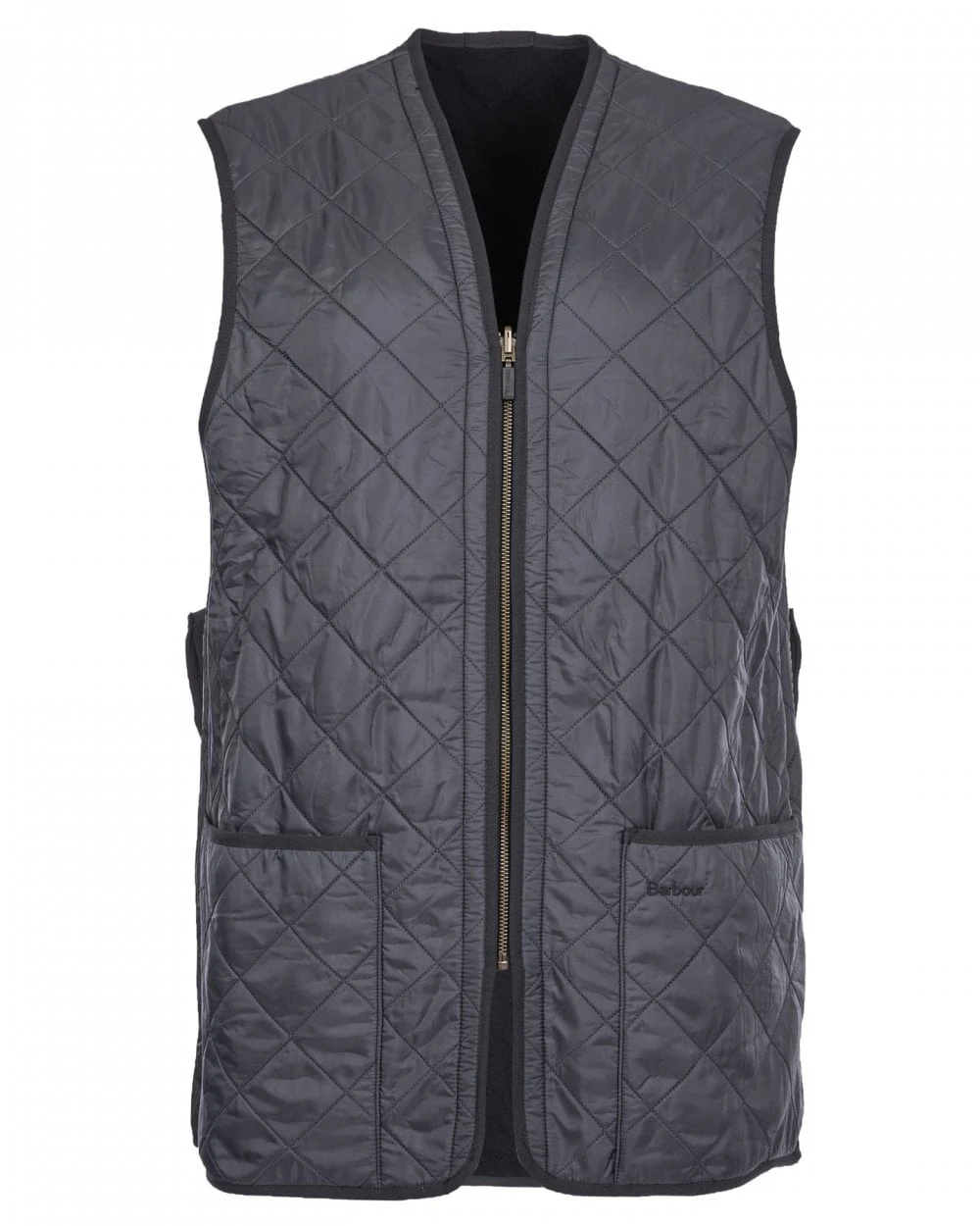 Barbour Polarquilt Mens Waistcoat/Zip-In Liner - Navy - Image 8