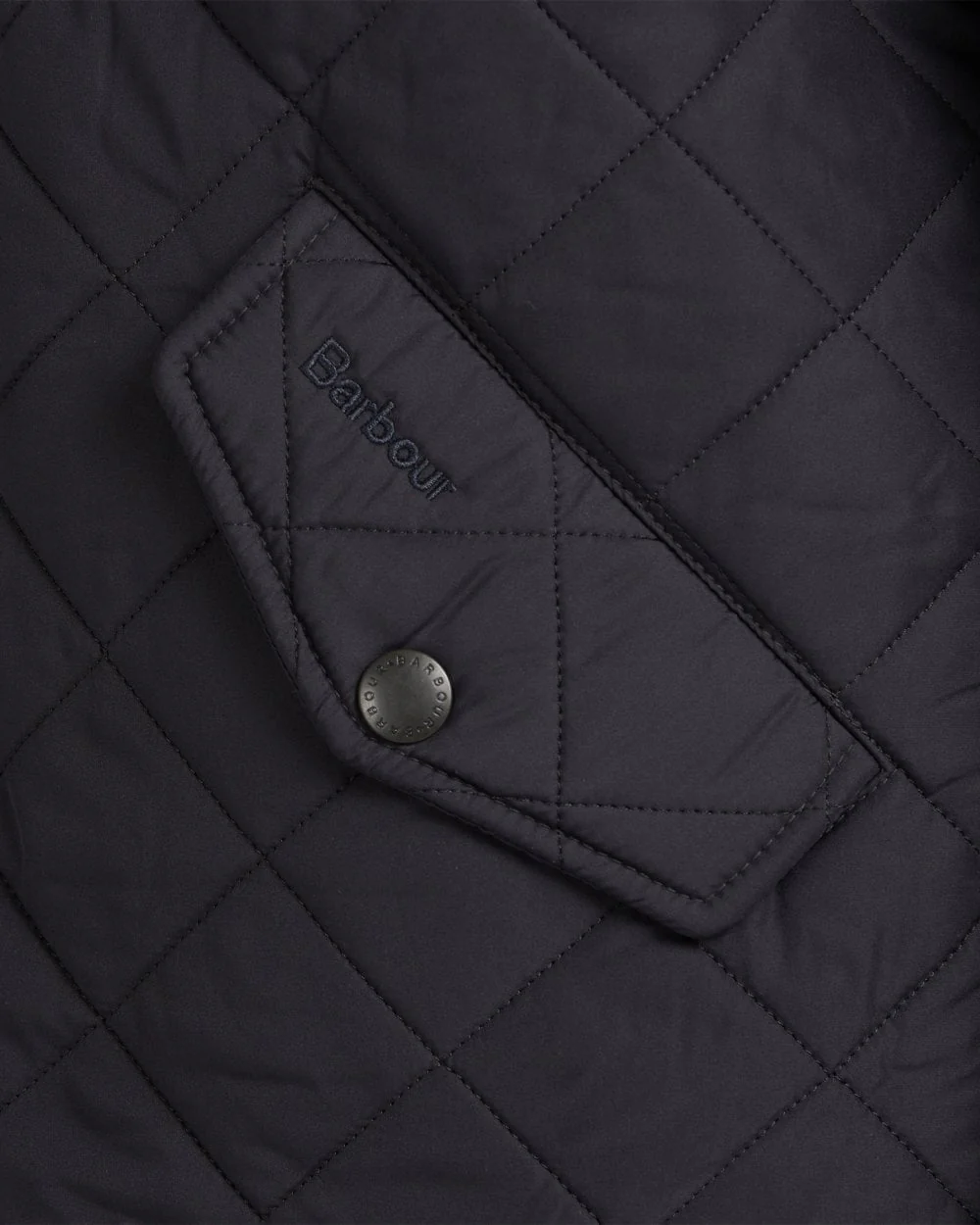 Barbour Powell Mens Quilted Jacket - Navy - Image 6