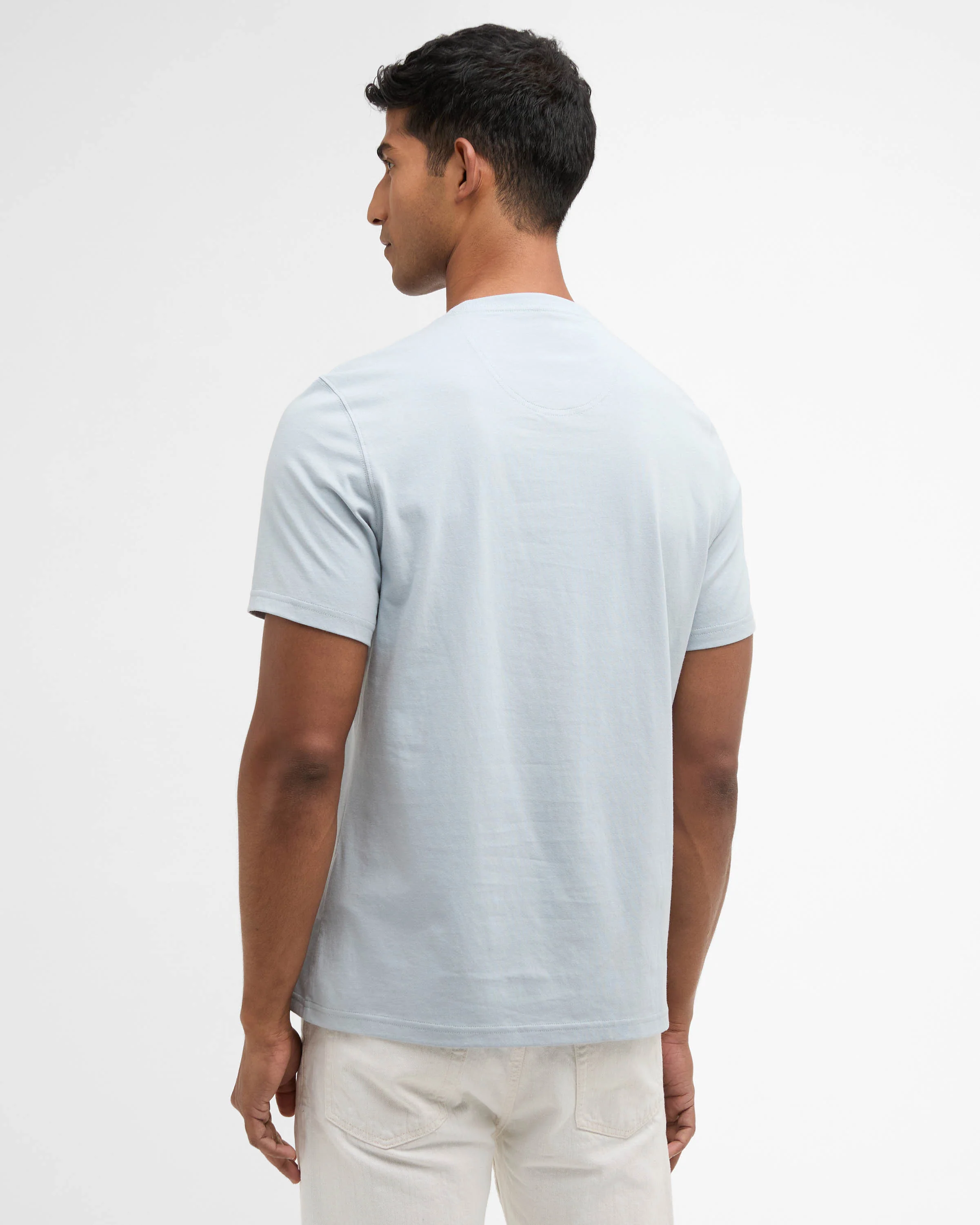 Barbour Preppy Mens T-Shirt - Blue Haze - Image 4