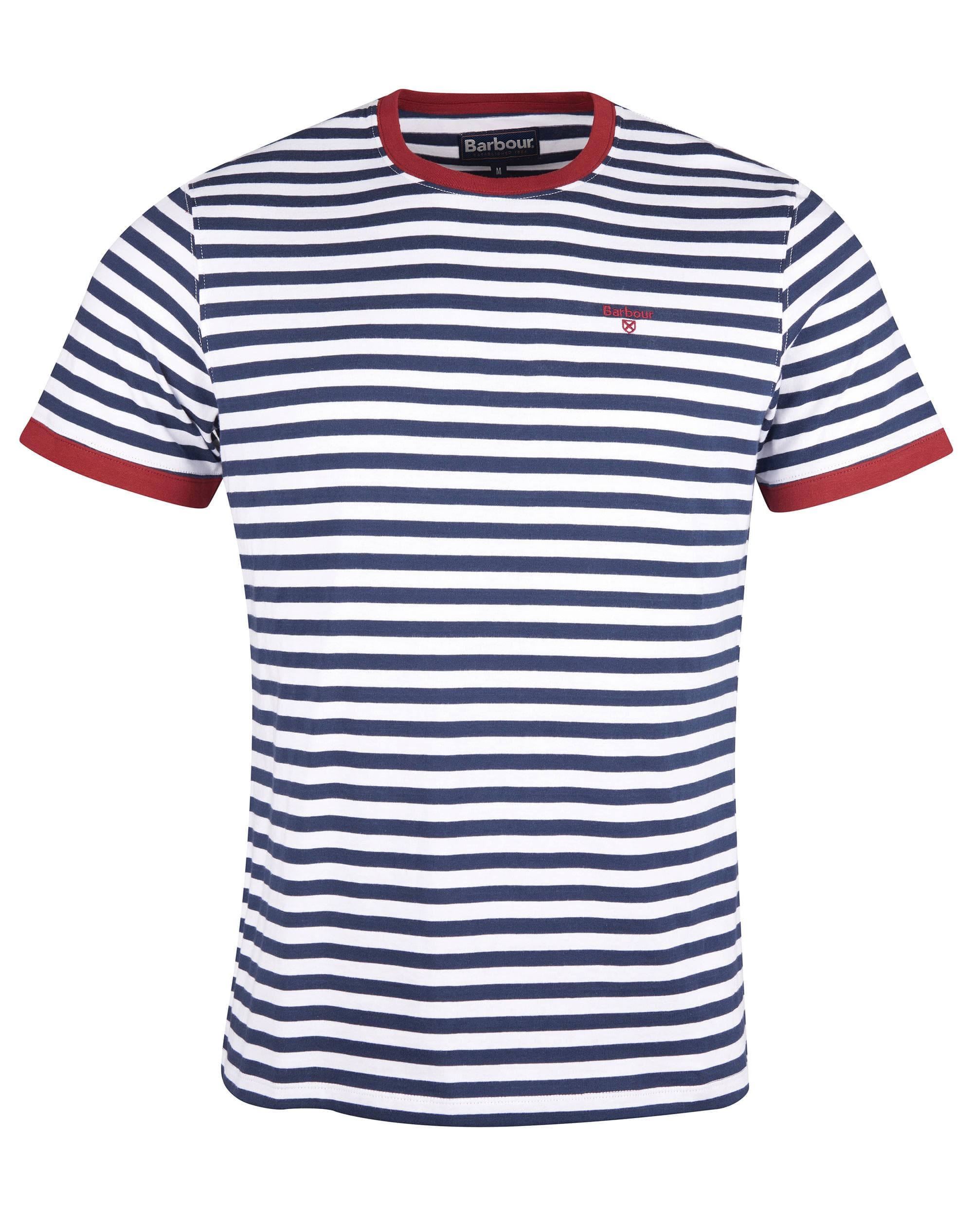 Barbour Quay Stripe Mens T-Shirt - Image 7