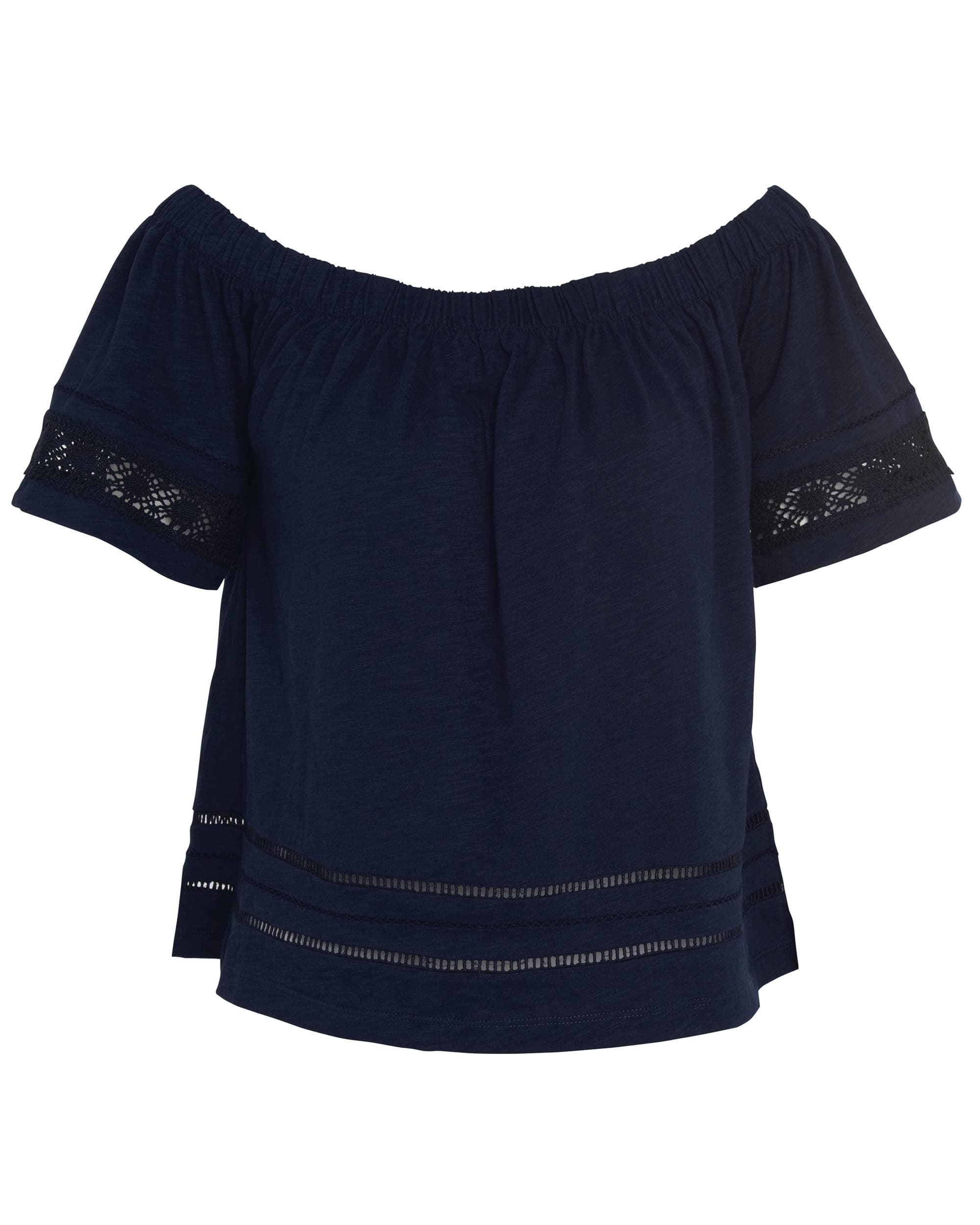 Barbour Ralee Womens Relaxed Top - Navy - Image 8