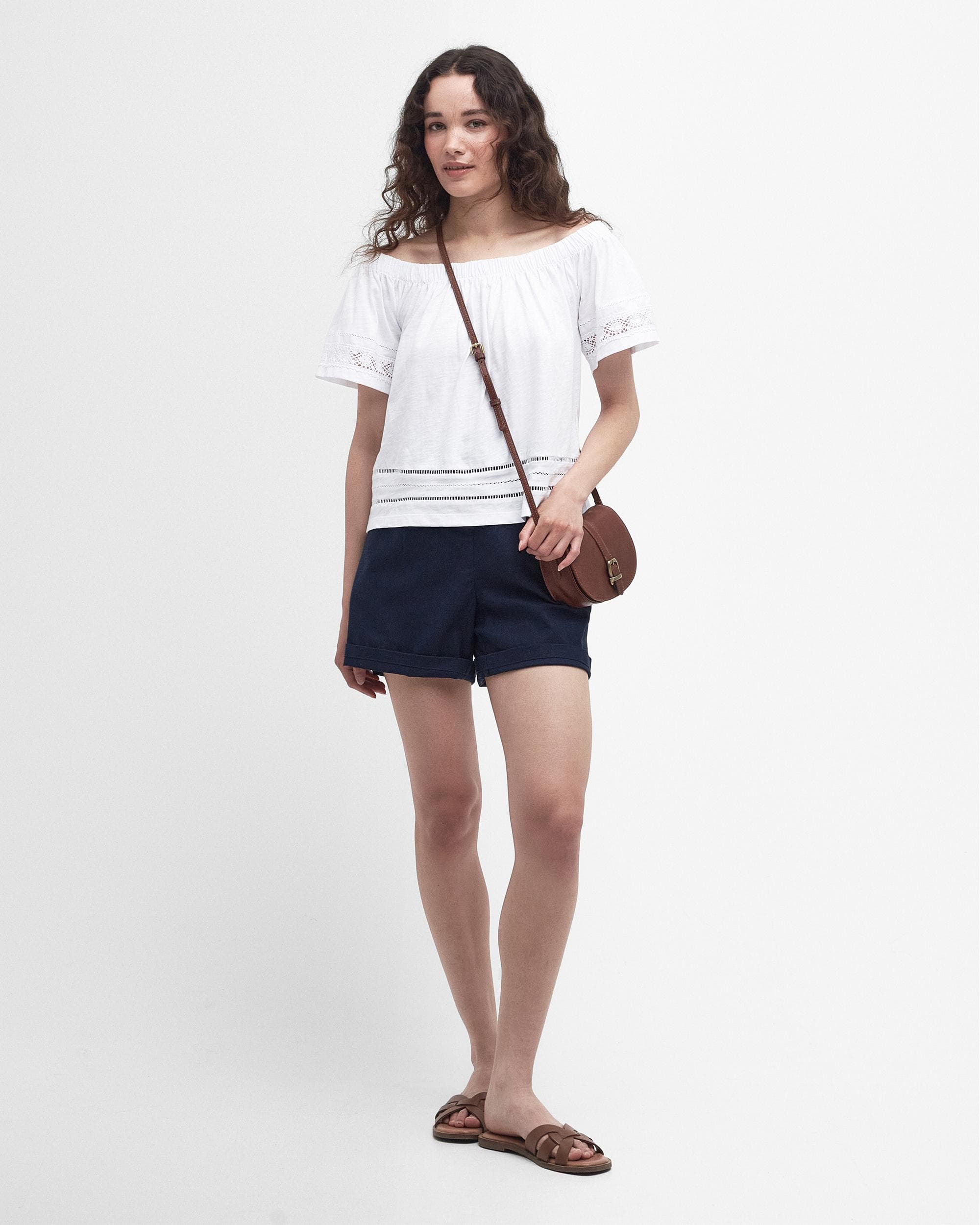 Barbour Ralee Womens Relaxed Top - White - Image 4