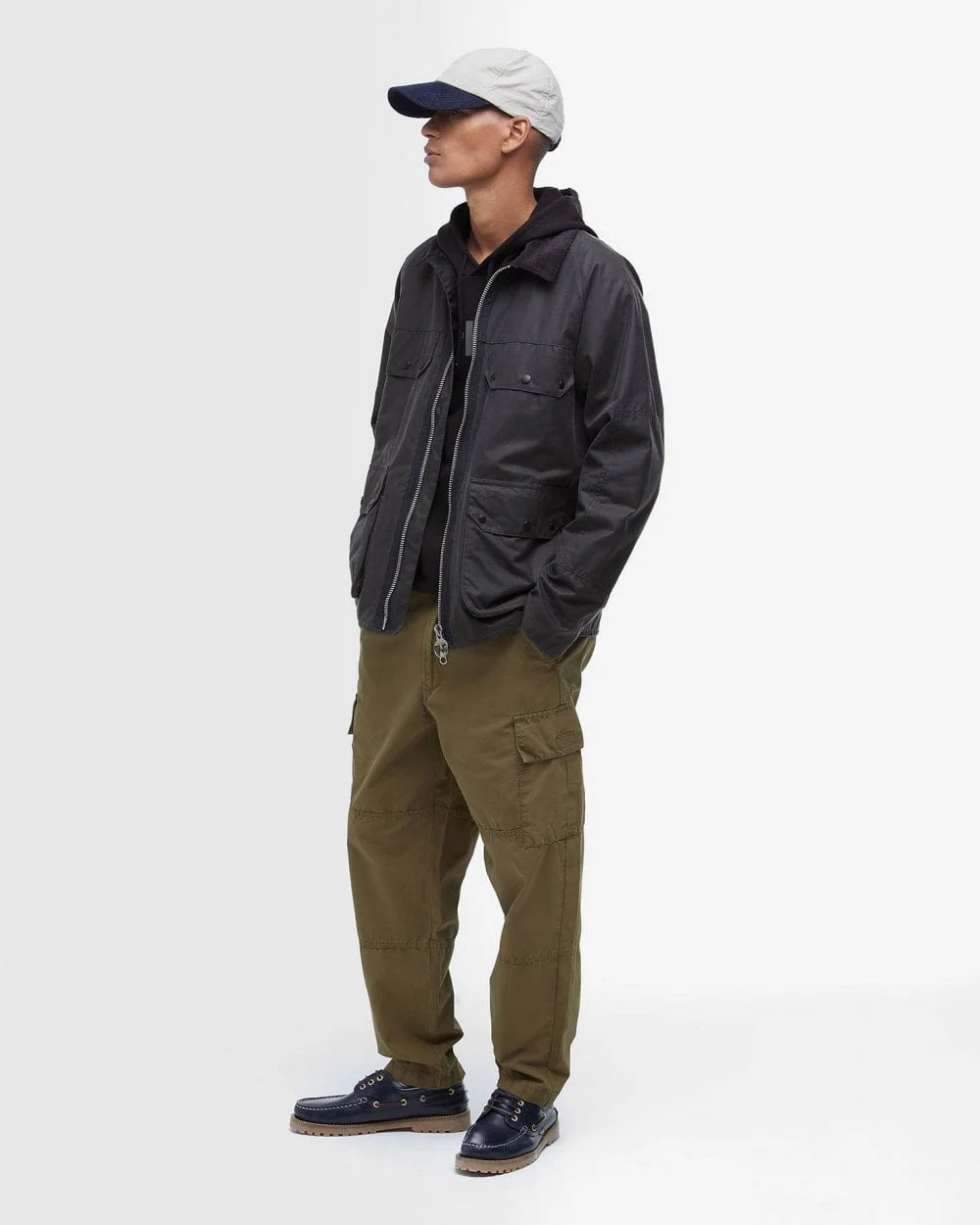 Barbour Re-Engineered Short Bedale Mens Wax Jacket - Image 2