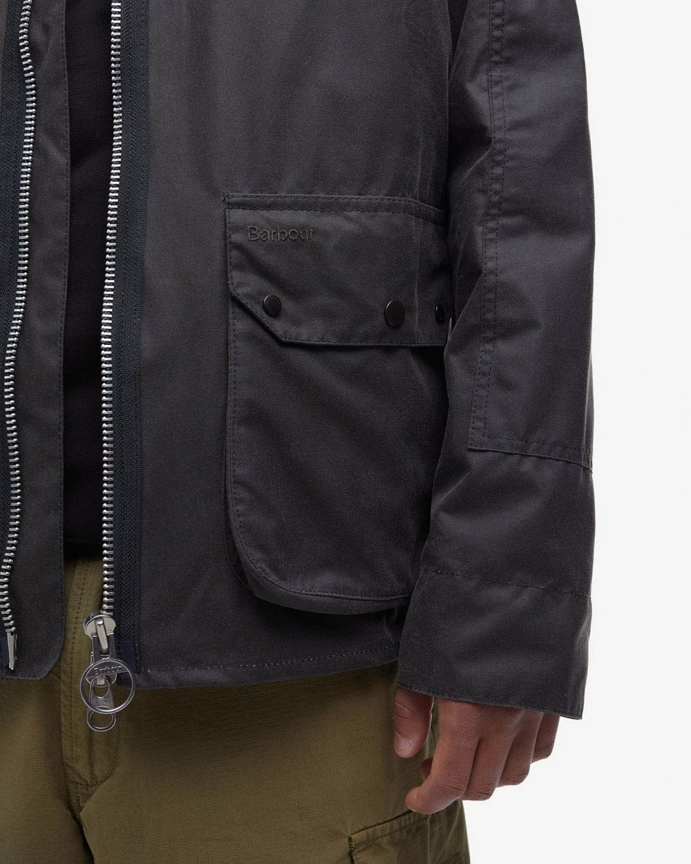 Barbour Re-Engineered Short Bedale Mens Wax Jacket - Image 5