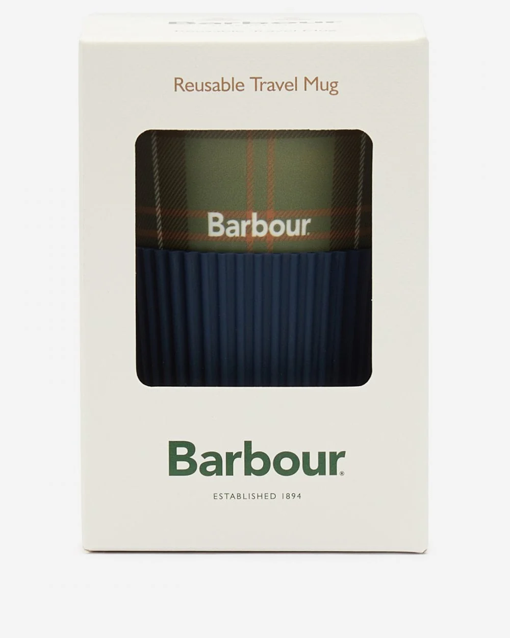 Barbour Reusable Tartan Travel Mug - Image 2
