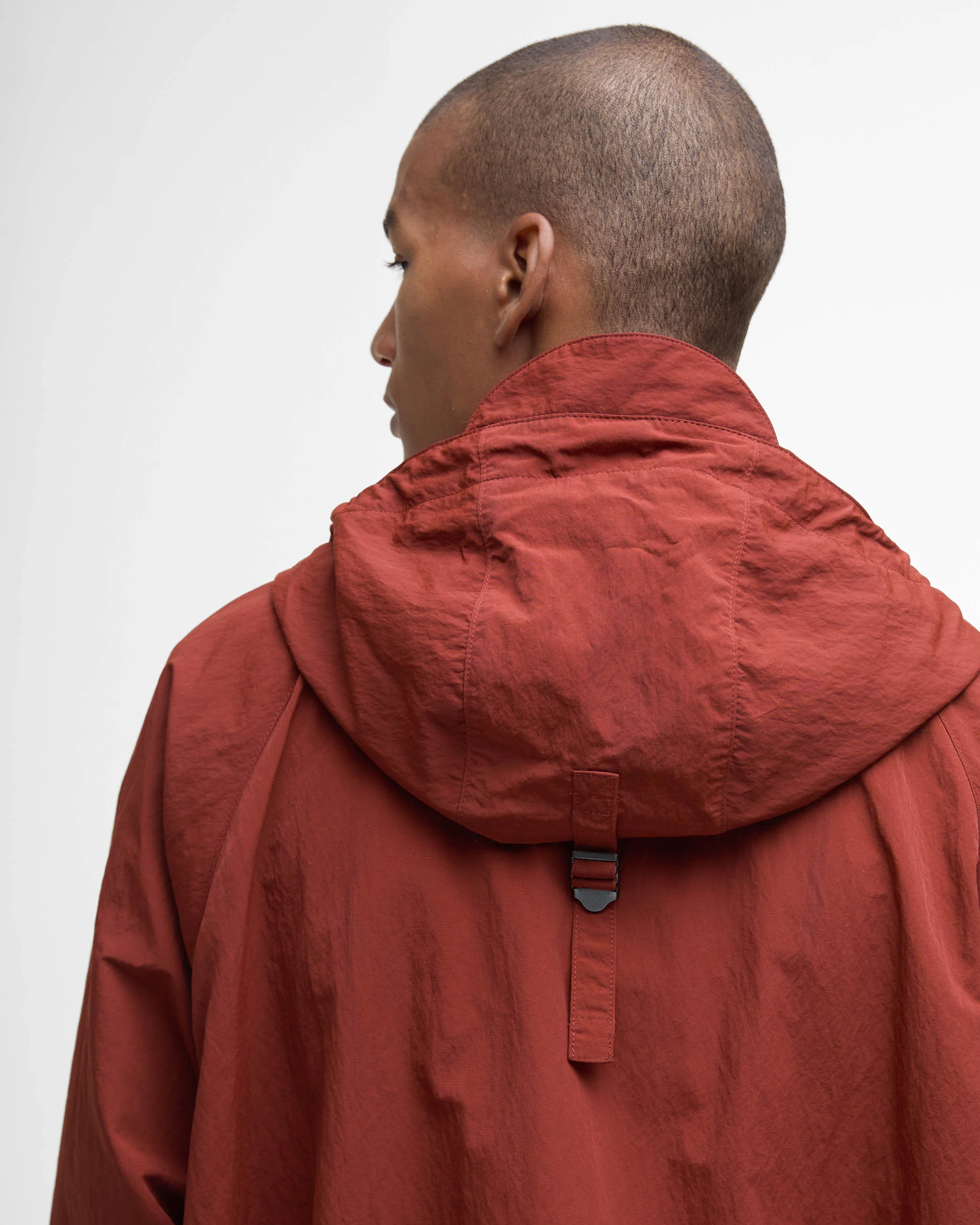 Barbour Rig Mens Showerproof Jacket - Fired Brick - Image 4