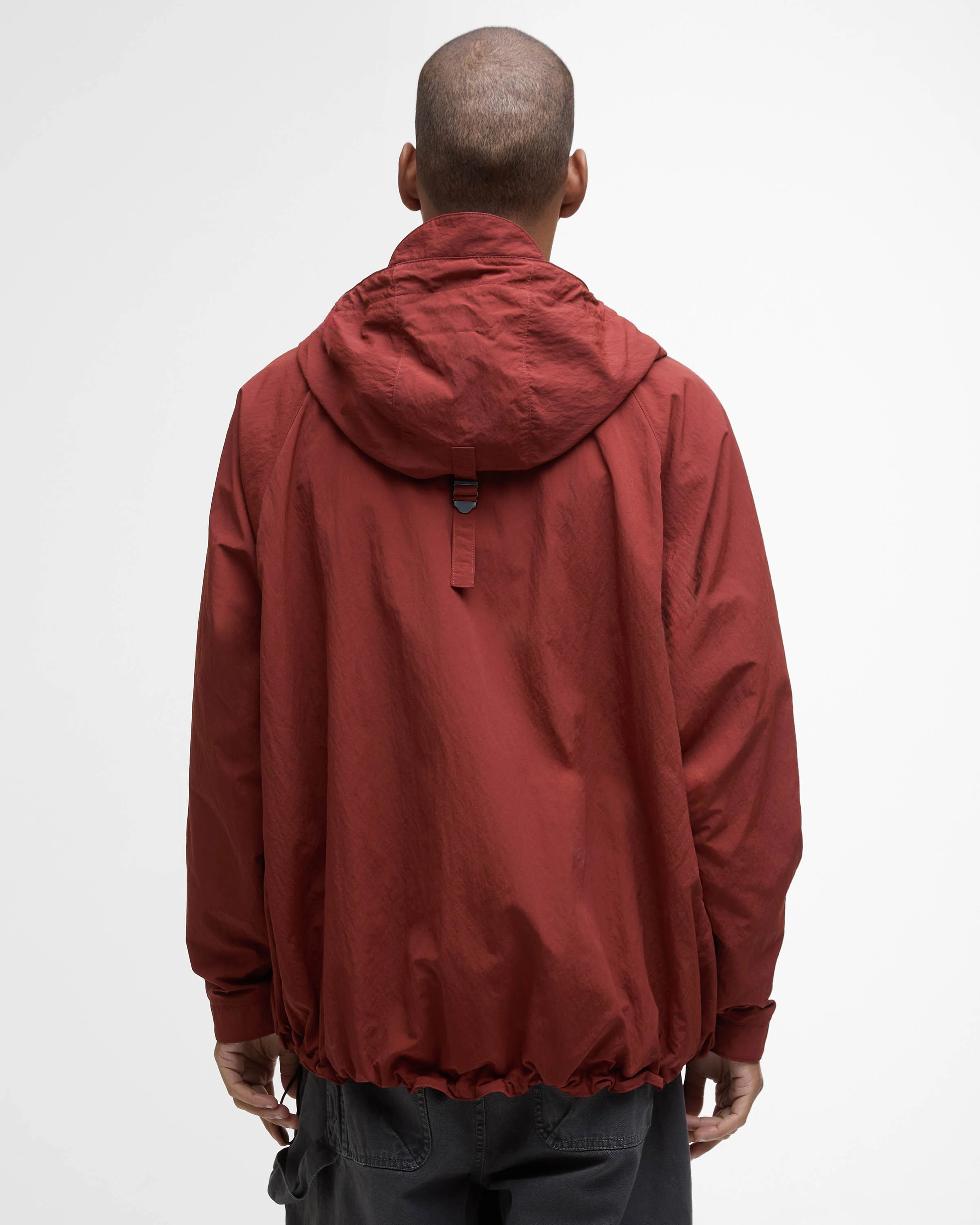 Barbour Rig Mens Showerproof Jacket - Fired Brick - Image 5
