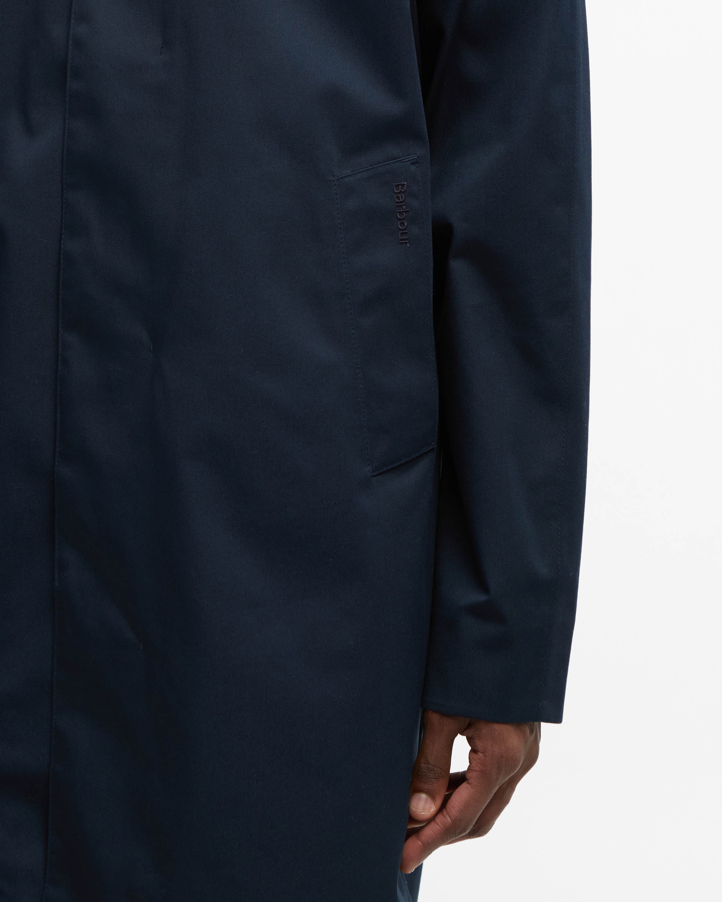 Barbour Rokig Mens Jacket - Navy/Highland Loch - Image 3