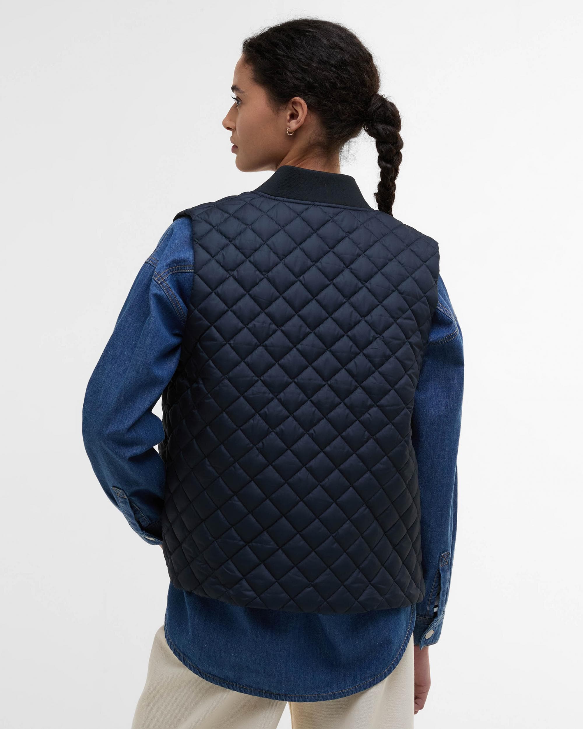 Barbour Rosalie Womens Gilet - Dark Navy - Image 6