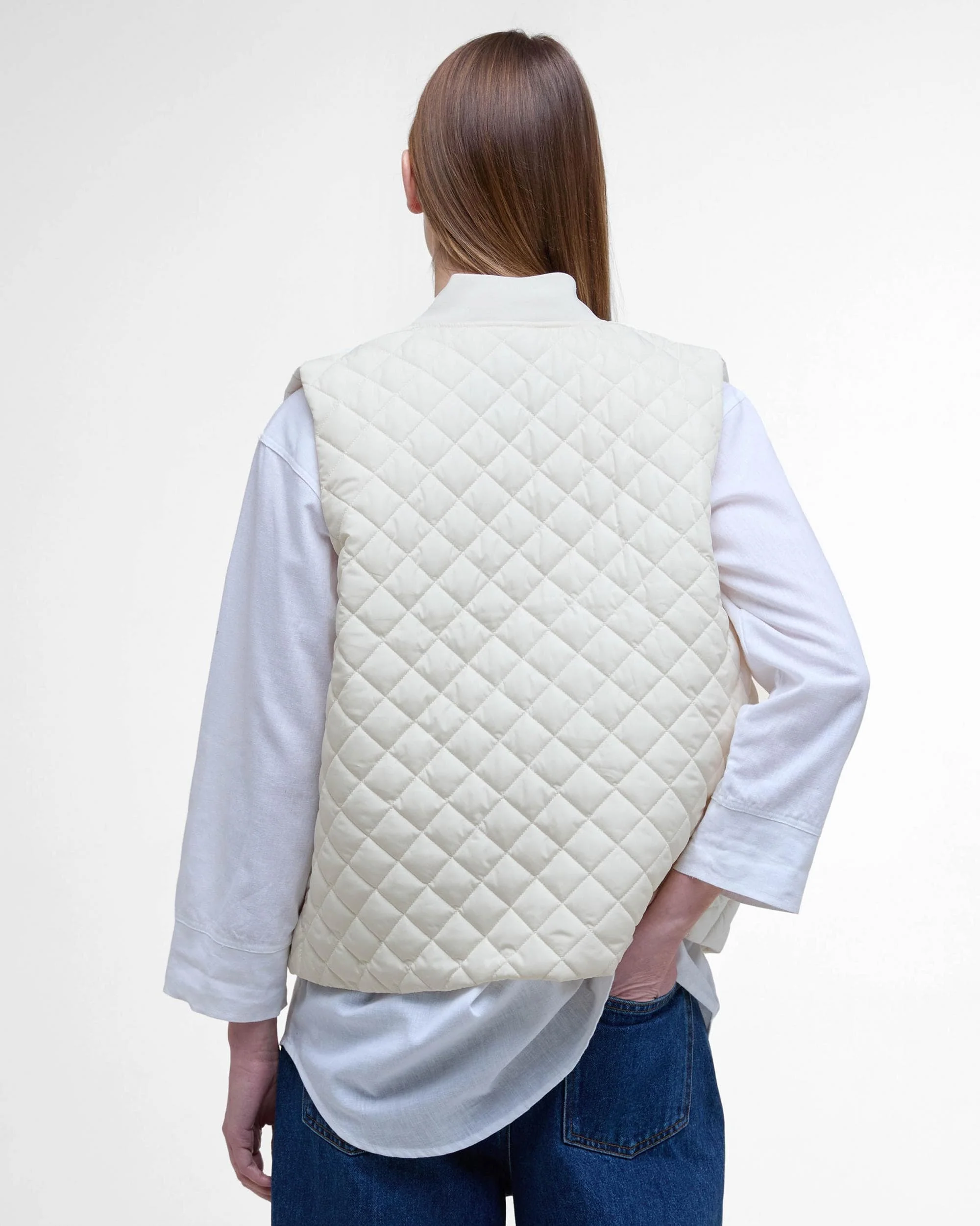 Barbour Rosalie Womens Gilet - Neutral - Image 5
