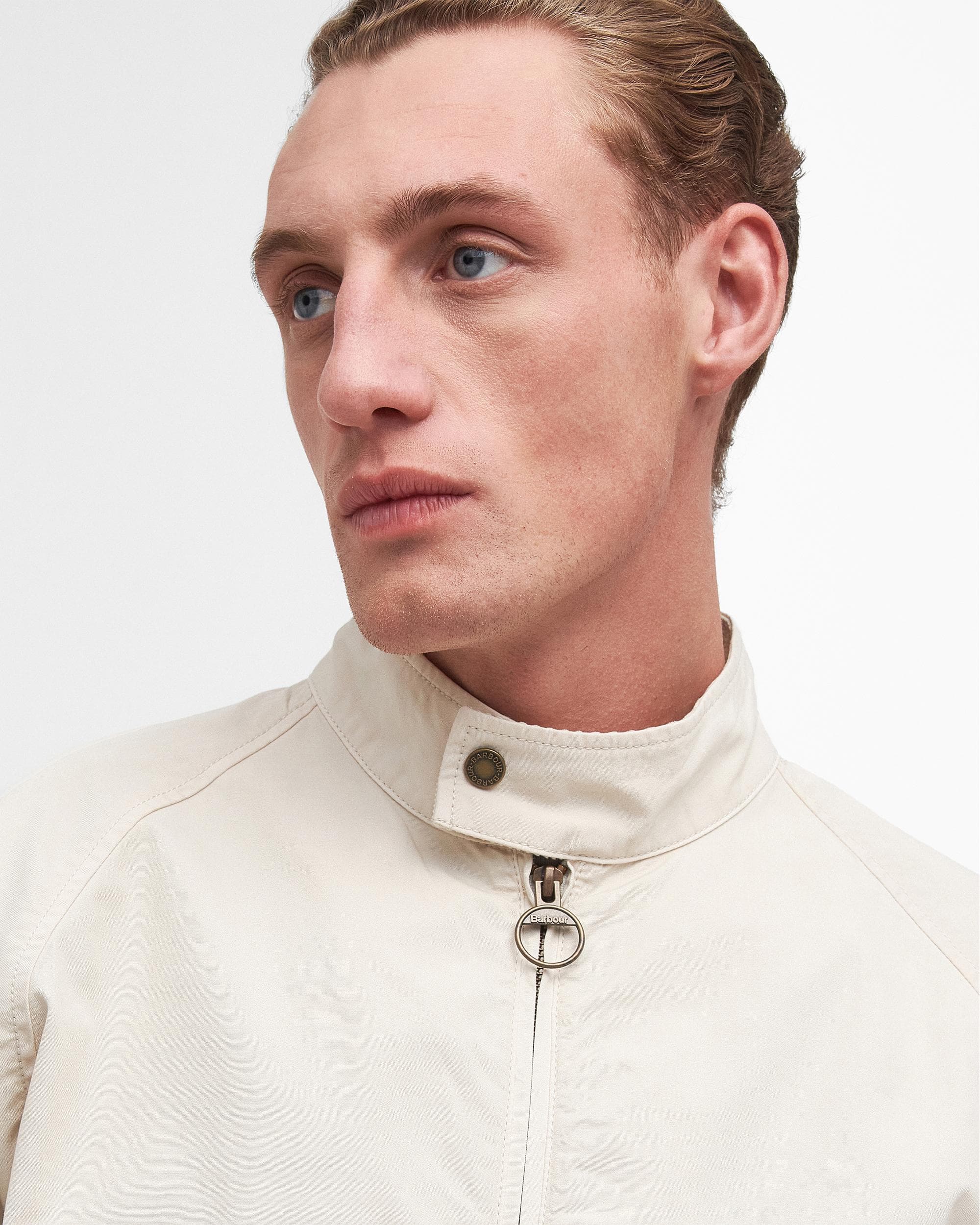 Barbour Royston Cotton Mens Casual Jacket - Rainy Day - Image 2