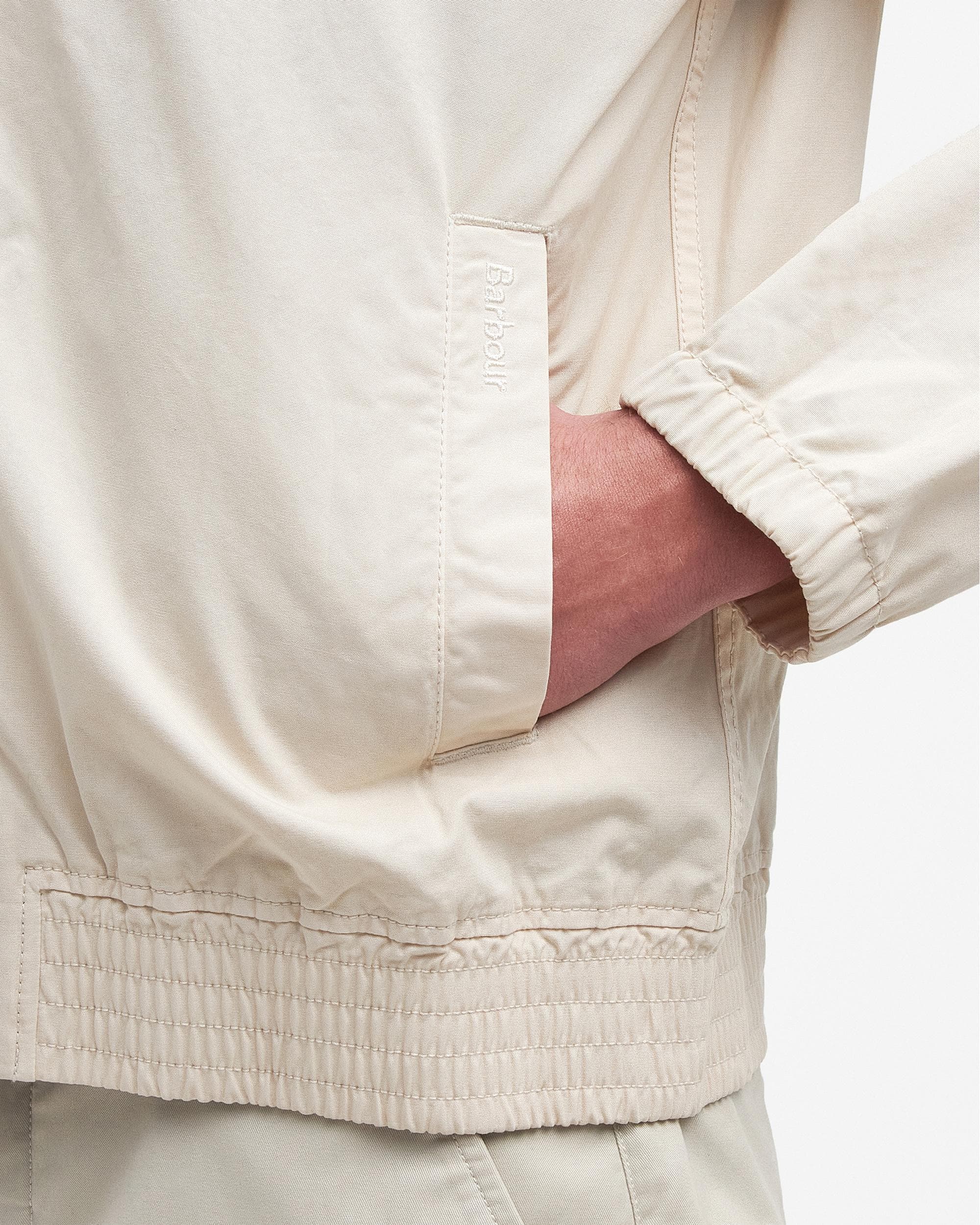 Barbour Royston Cotton Mens Casual Jacket - Rainy Day - Image 3