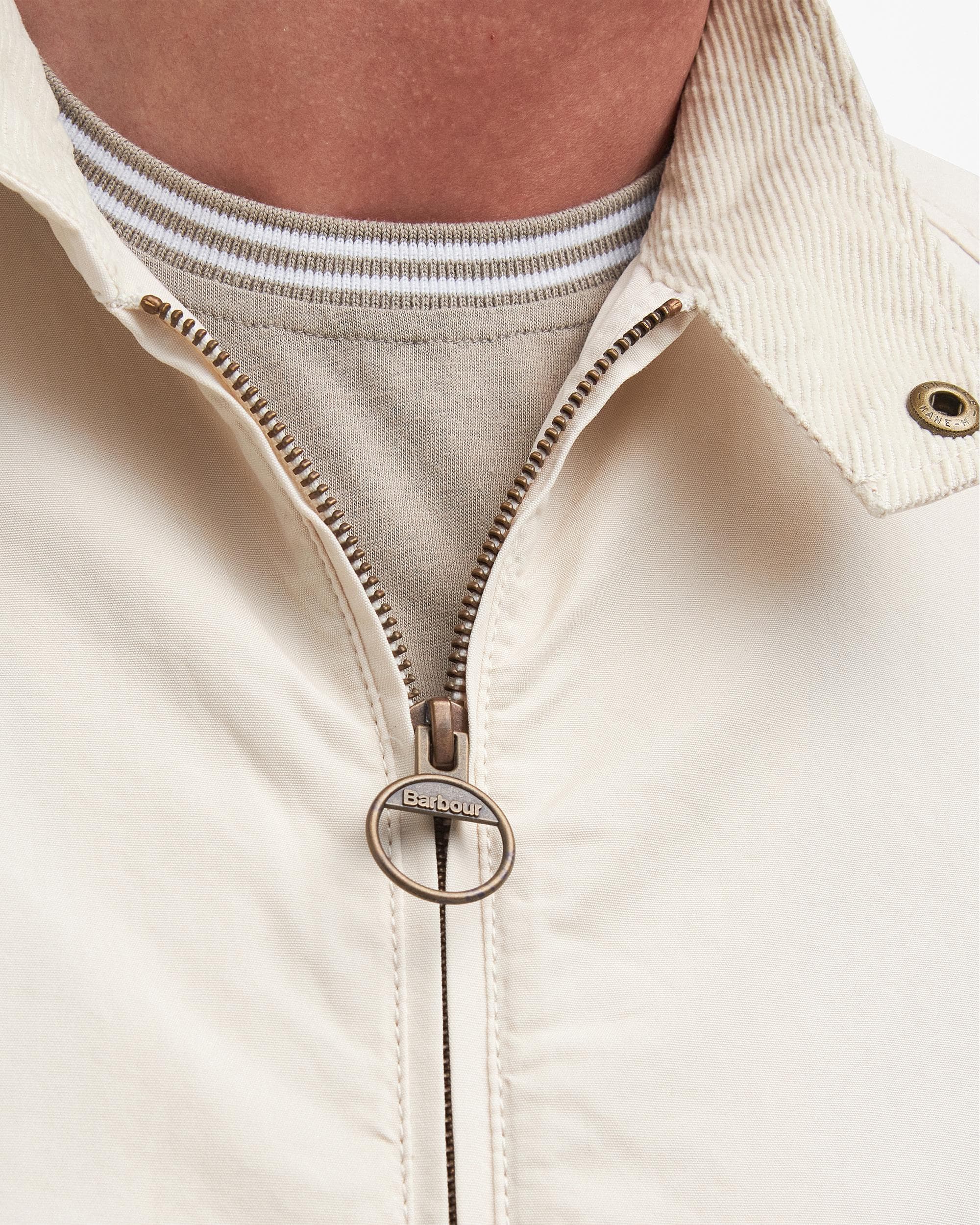 Barbour Royston Cotton Mens Casual Jacket - Rainy Day - Image 4