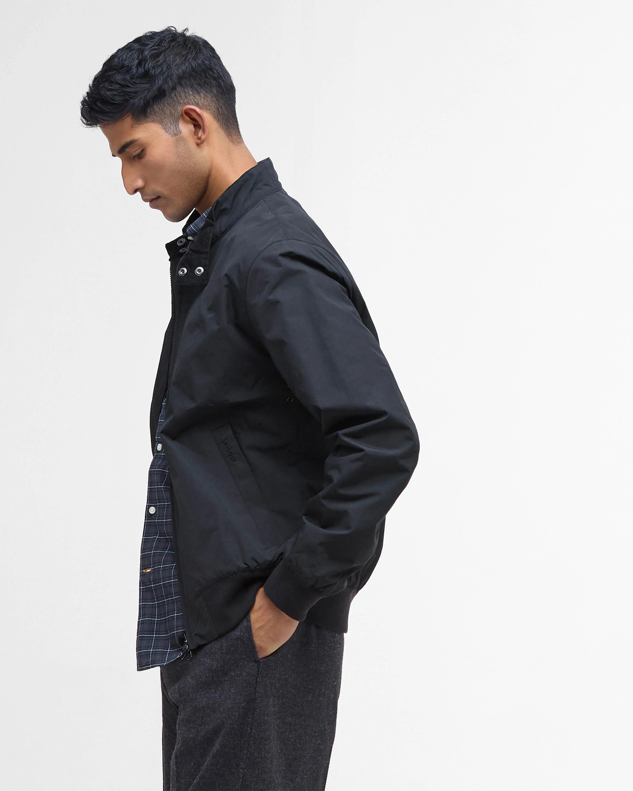 Barbour Royston Mens Jacket - Black - Image 2