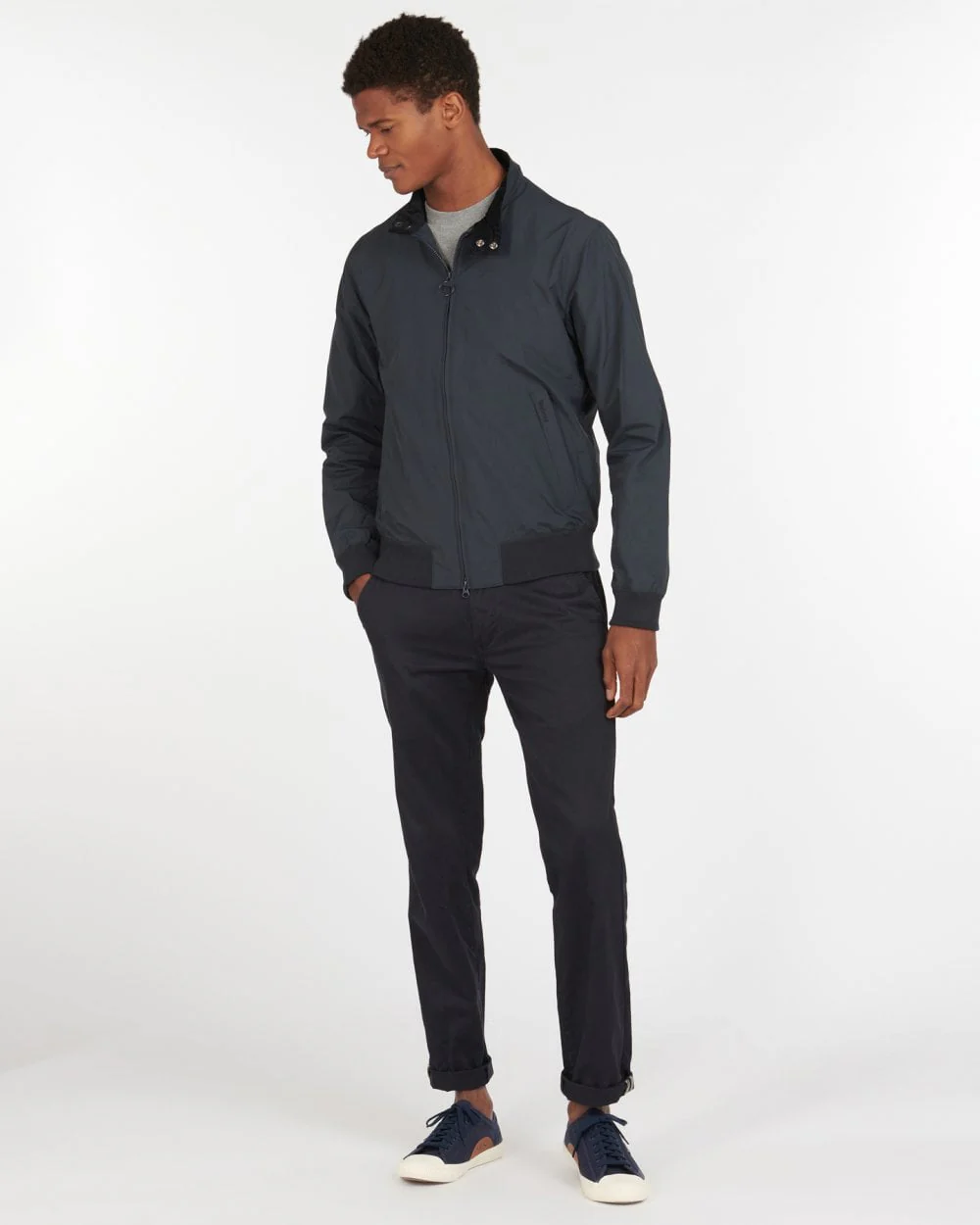 Barbour Royston Mens Jacket - Navy - Image 3