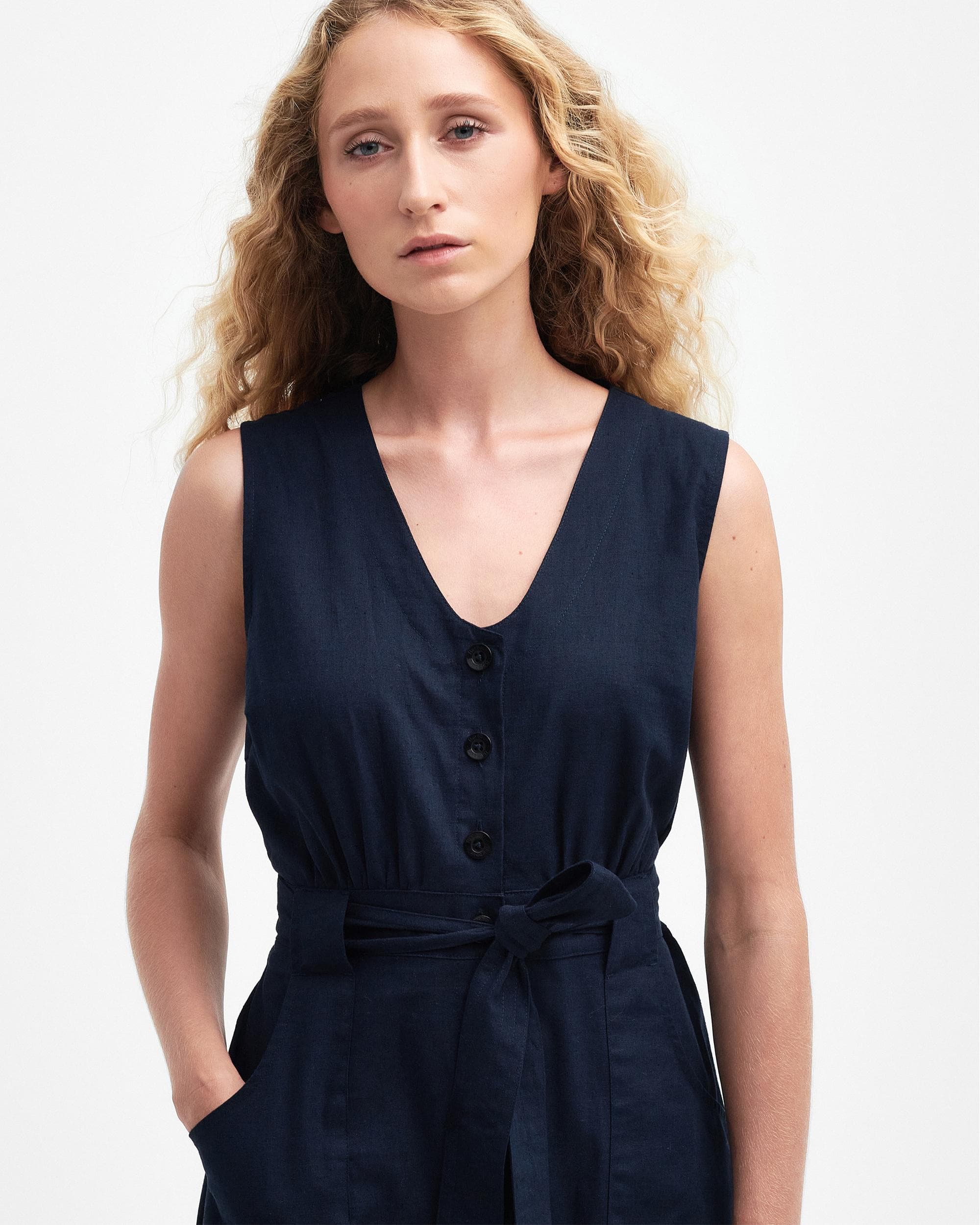 Barbour Rutherglen Womens Midi Dress - Image 2