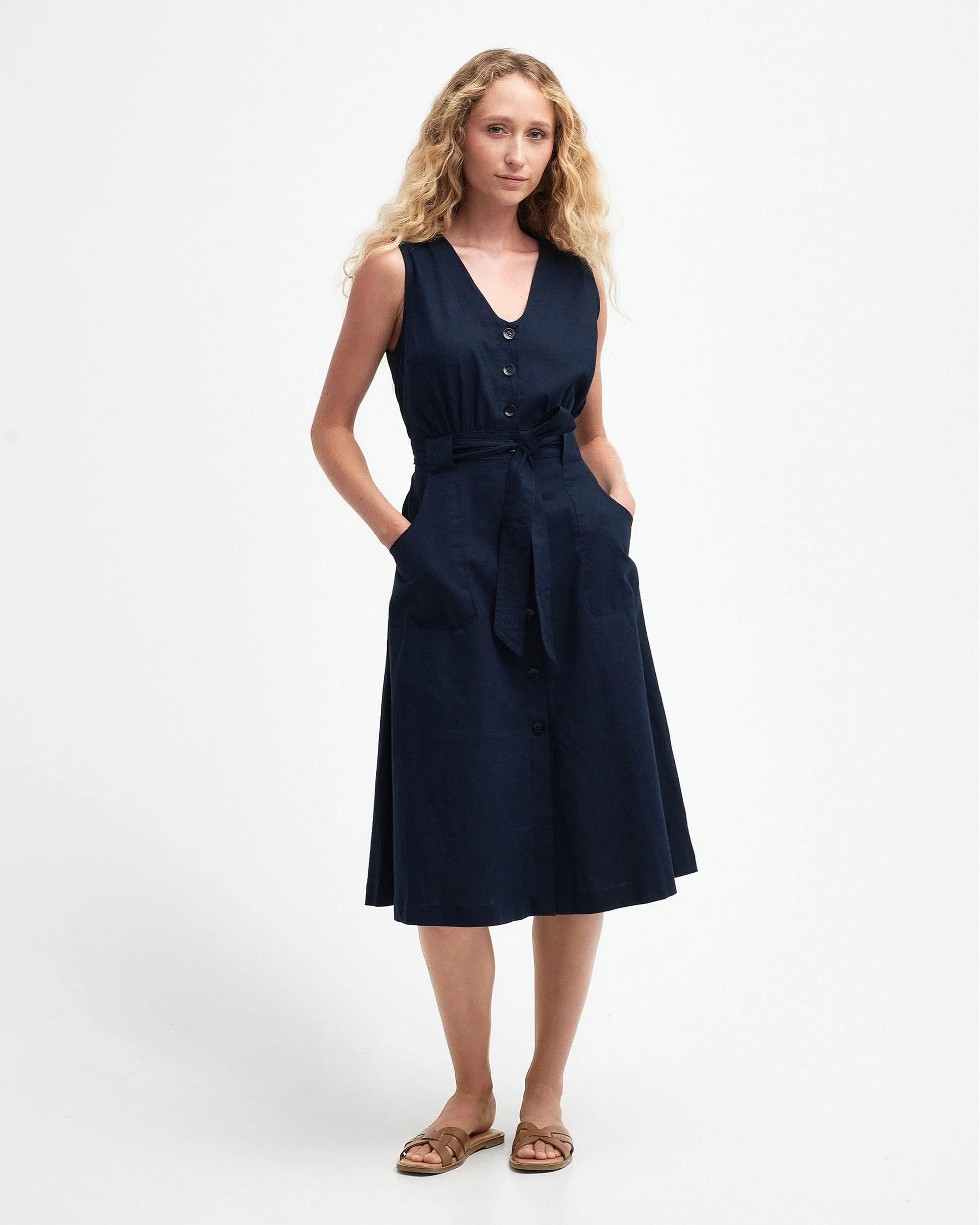 Barbour Rutherglen Womens Midi Dress - Image 4