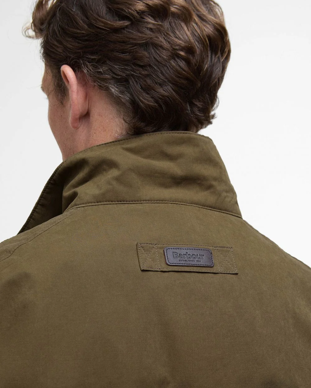 Barbour Sander Mens Casual Jacket - Dark Sand - Image 6