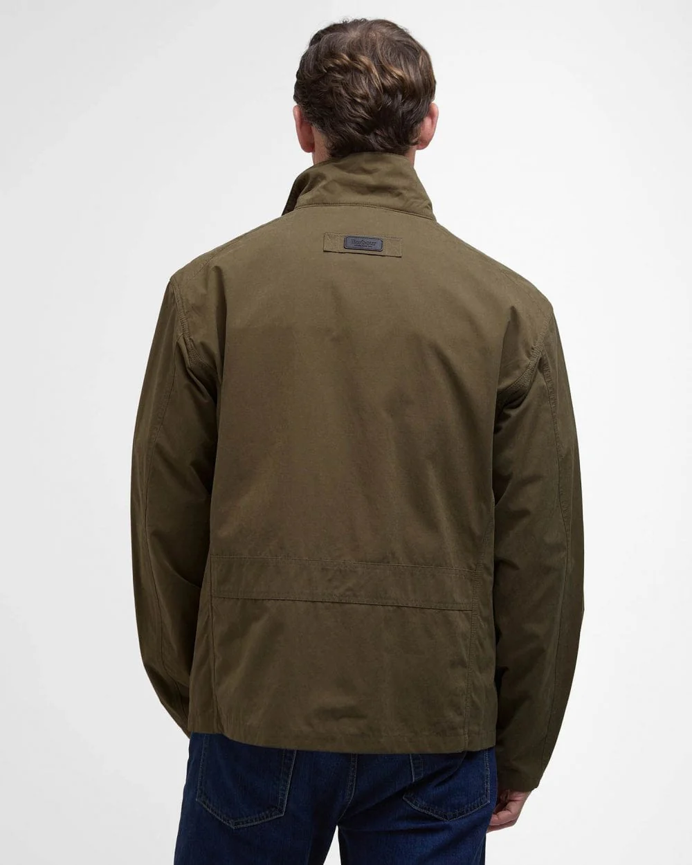 Barbour Sander Mens Casual Jacket - Dark Sand - Image 7
