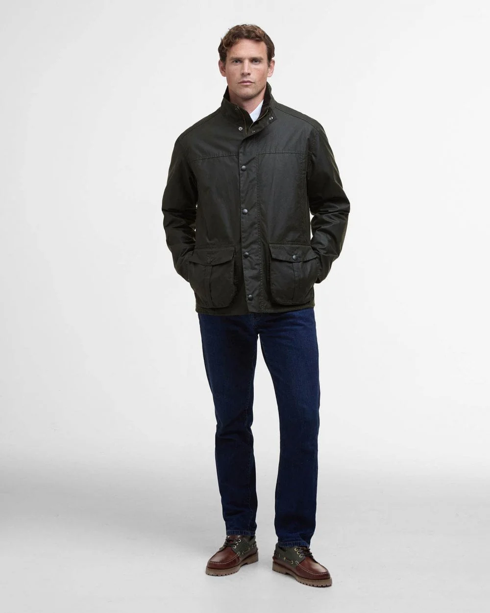Barbour Sander Mens Wax Jacket - Image 2
