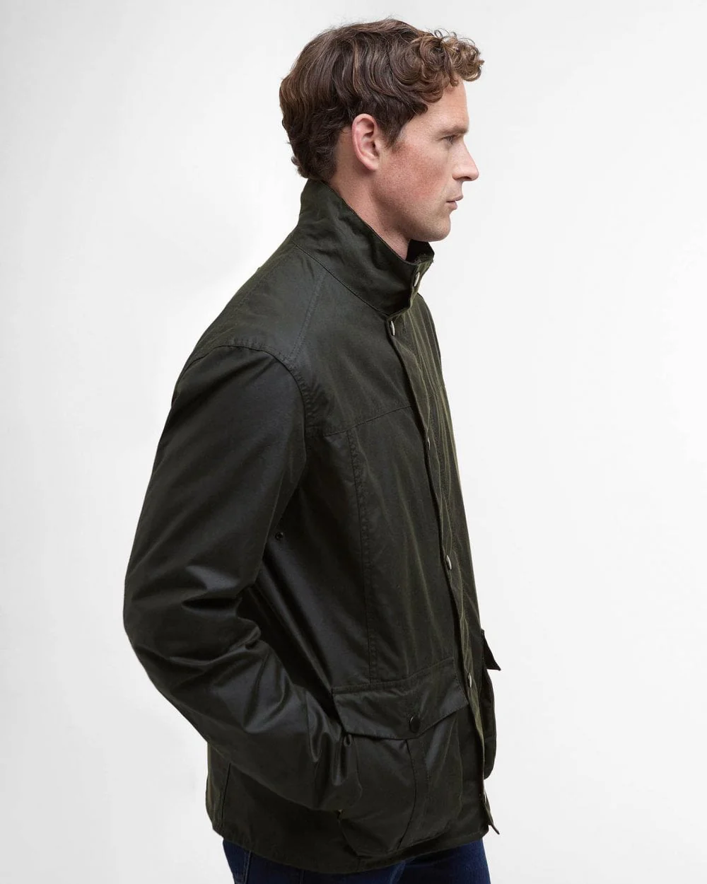 Barbour Sander Mens Wax Jacket - Image 3