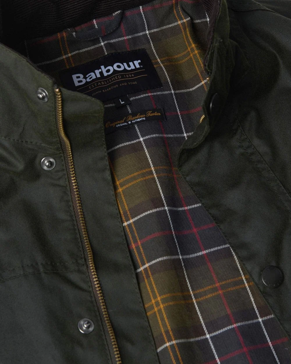Barbour Sander Mens Wax Jacket - Image 8