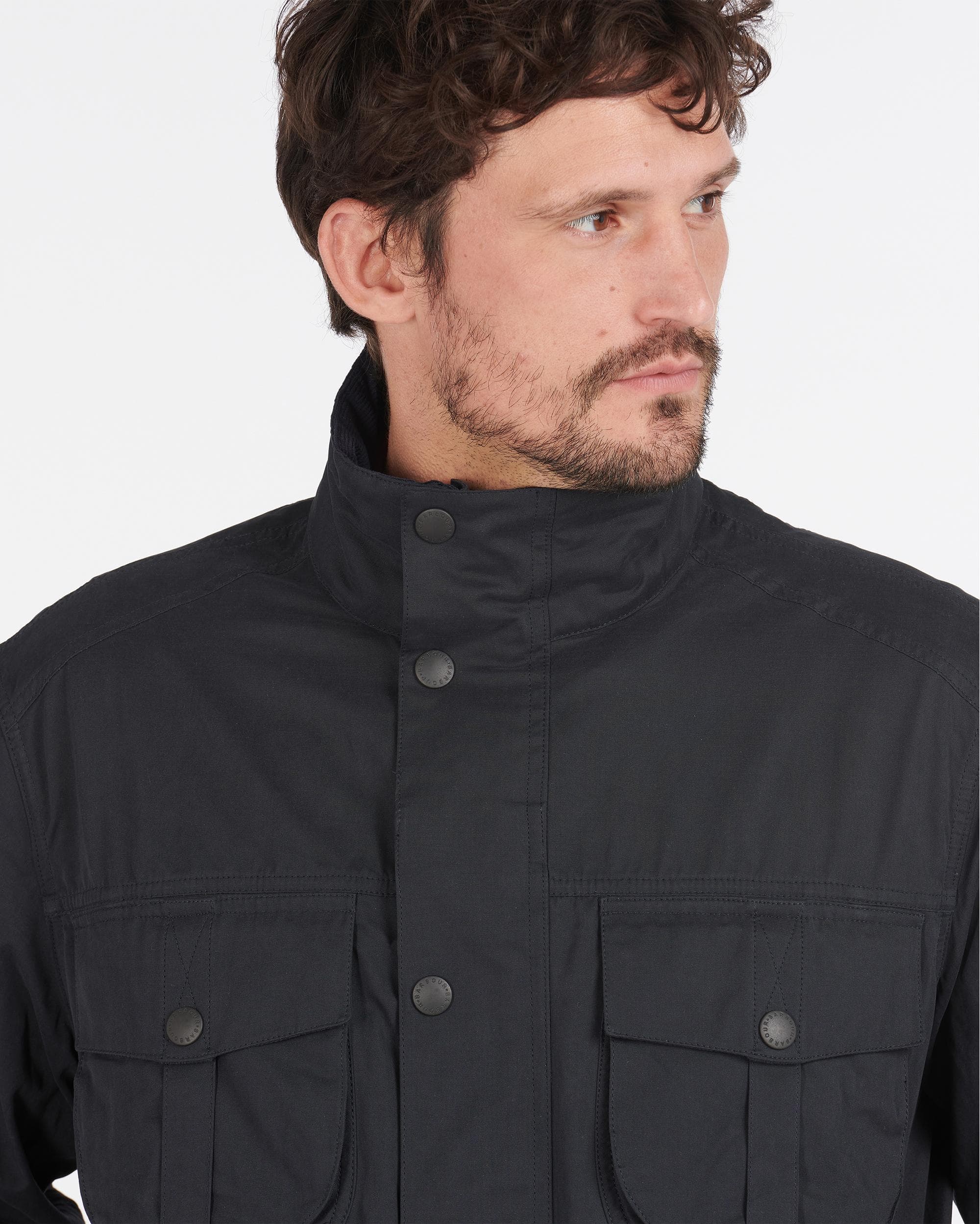 Barbour Sanderling Casual Mens Jacket - Navy - Image 2