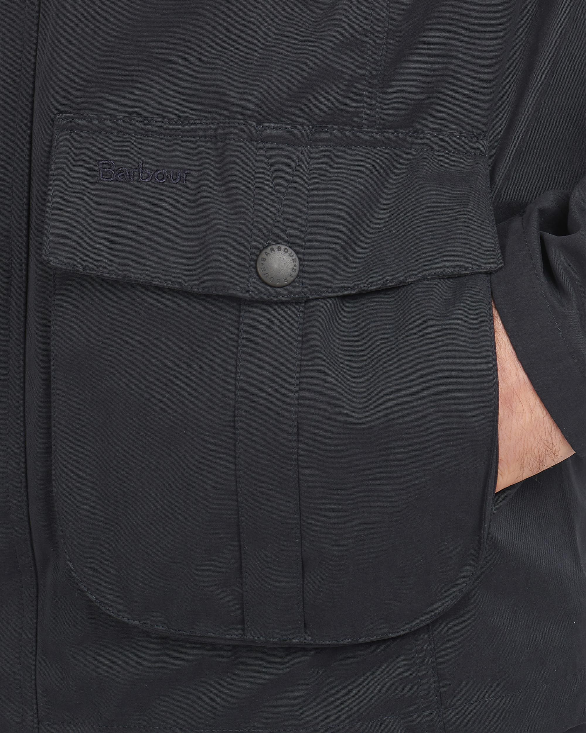 Barbour Sanderling Casual Mens Jacket - Navy - Image 3