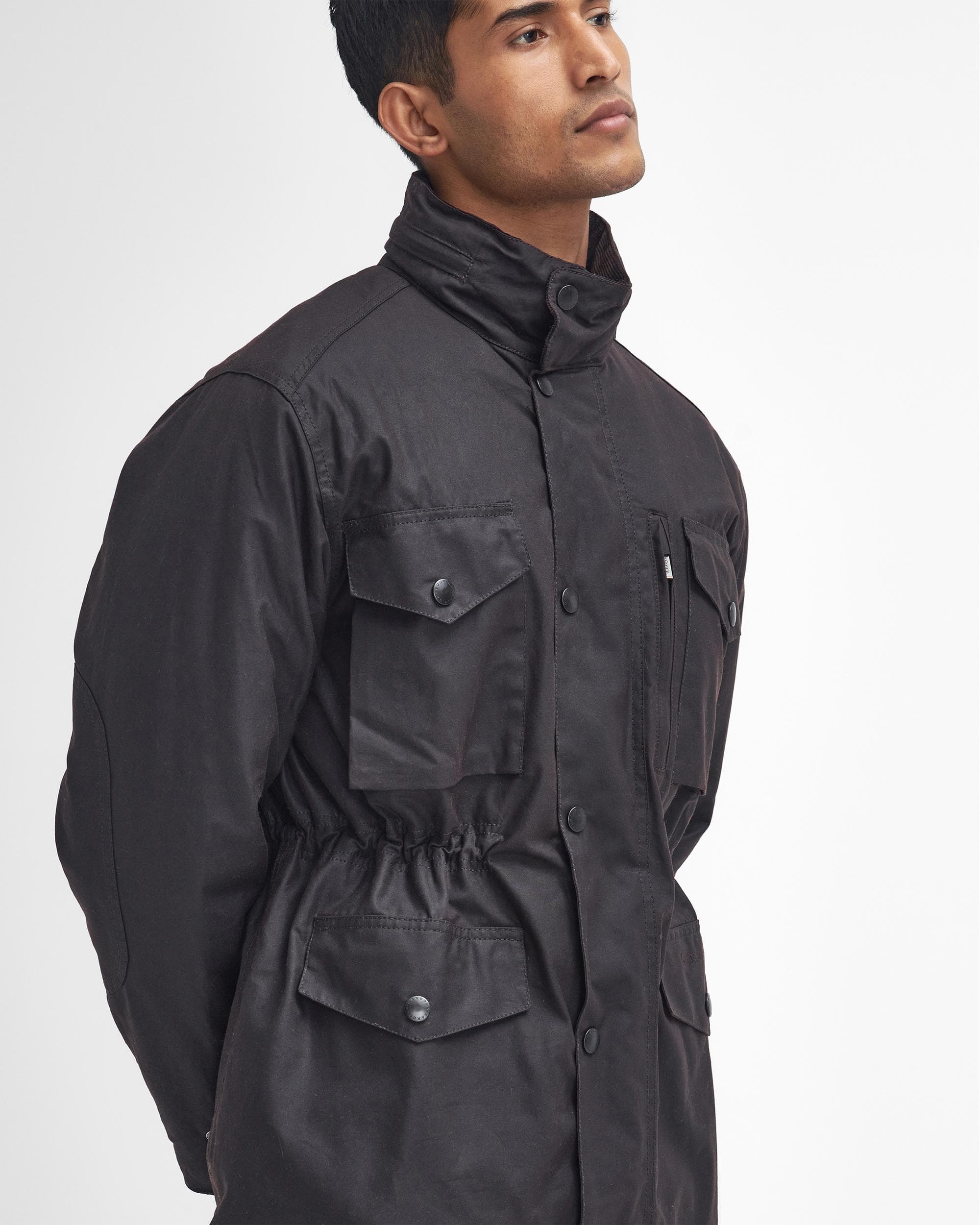 Barbour Sapper Mens Wax Jacket - Rustic/Classic - Image 3