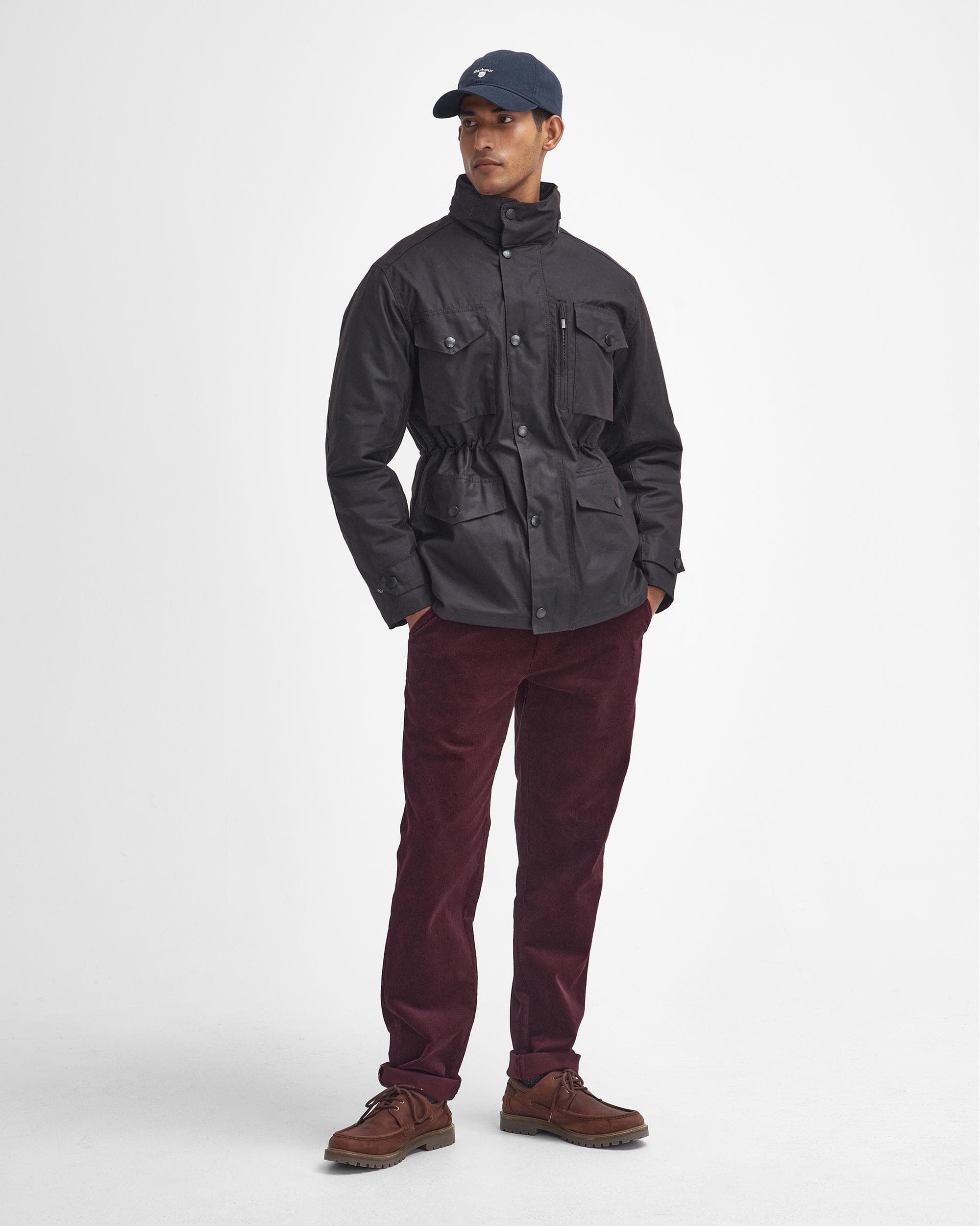 Barbour Sapper Mens Wax Jacket - Rustic/Classic - Image 4