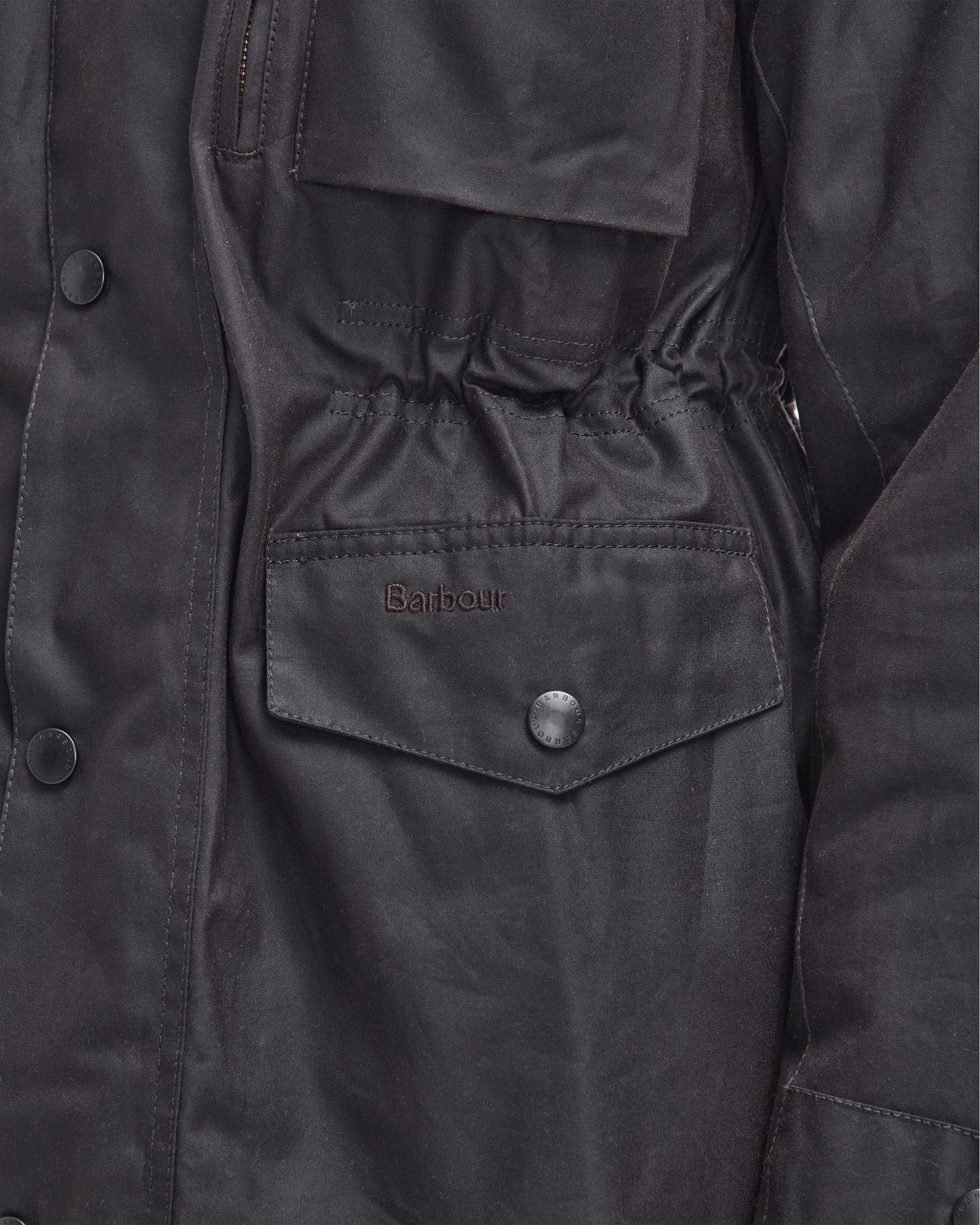 Barbour Sapper Mens Wax Jacket - Rustic/Classic - Image 7