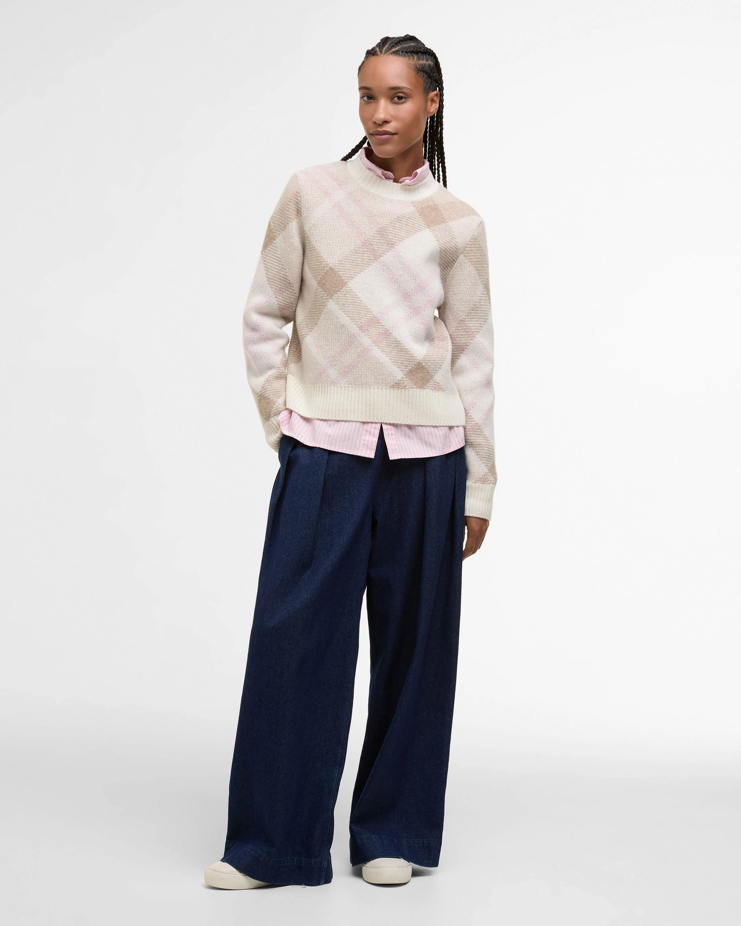 Barbour Sara Womens Knitted Jumper - Multi - Image 2
