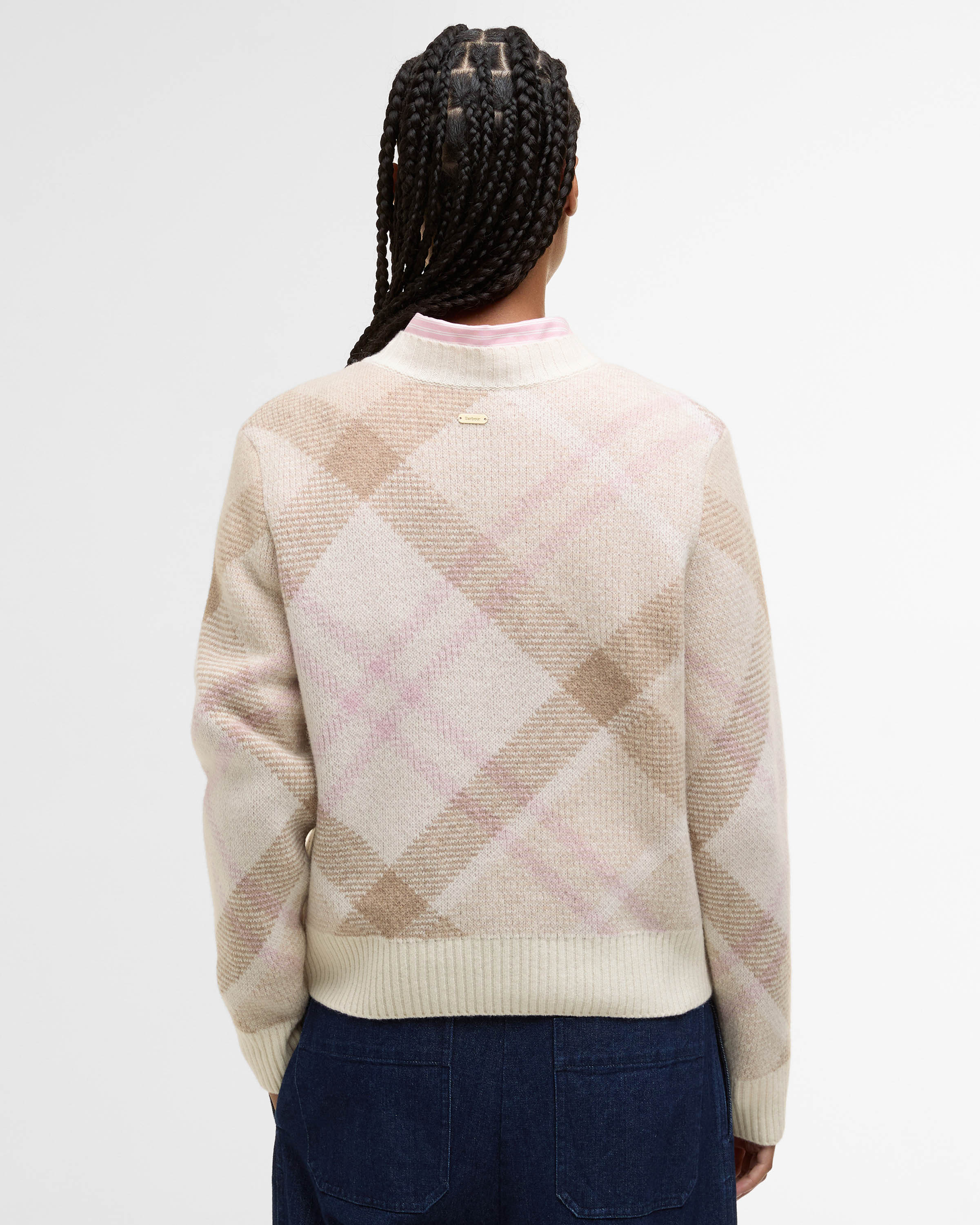 Barbour Sara Womens Knitted Jumper - Multi - Image 5