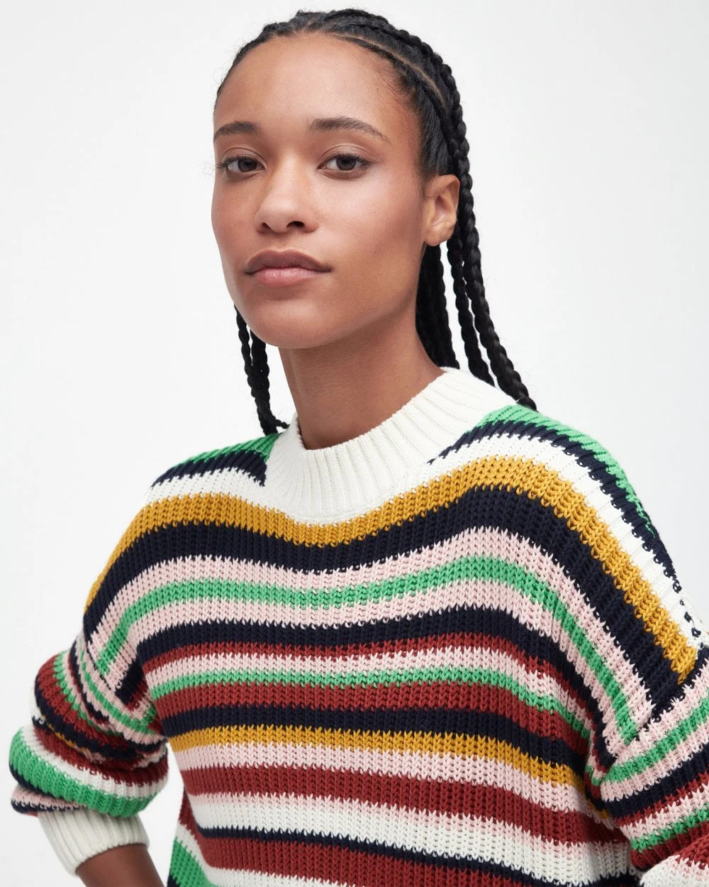 Barbour Shelburne Womens Funnel Neck Jumper - Image 5