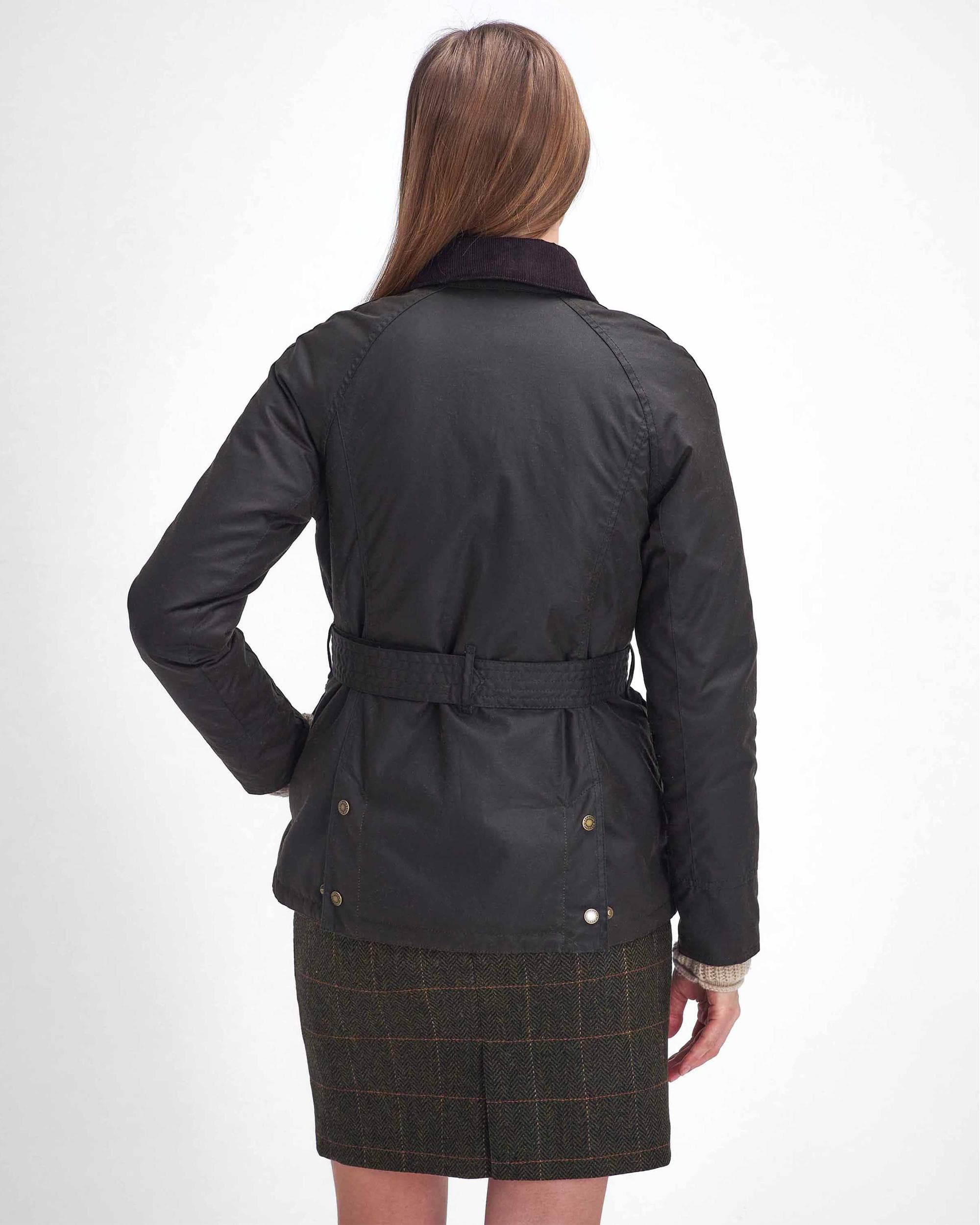 Barbour Solway Zipper Womens Wax Jacket - Image 6