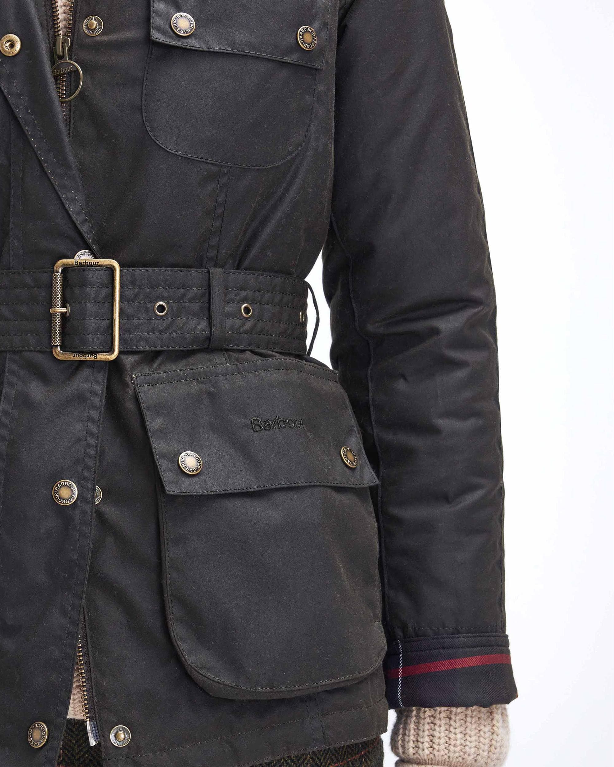 Barbour Solway Zipper Womens Wax Jacket - Image 8