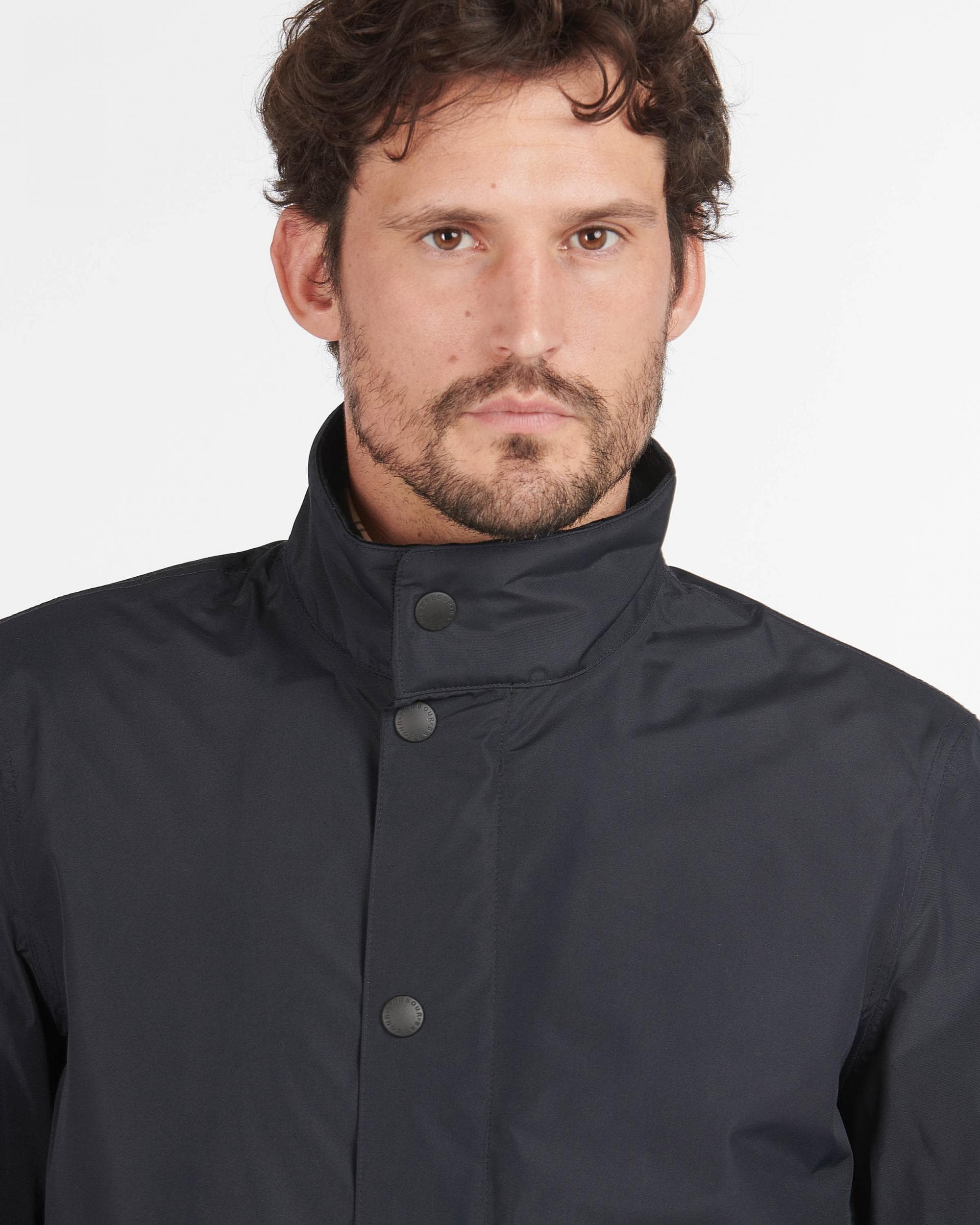 Barbour Spoonbill Mens Jacket - Navy - Image 3