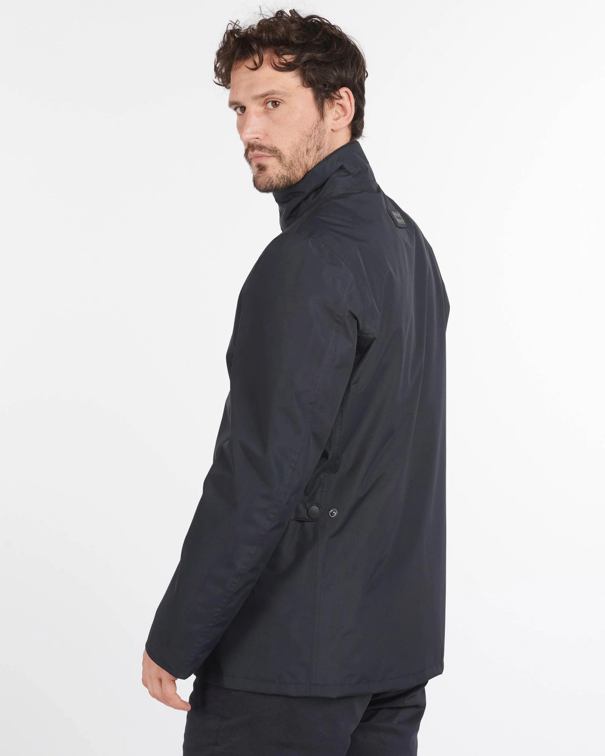 Barbour Spoonbill Mens Jacket - Navy - Image 4