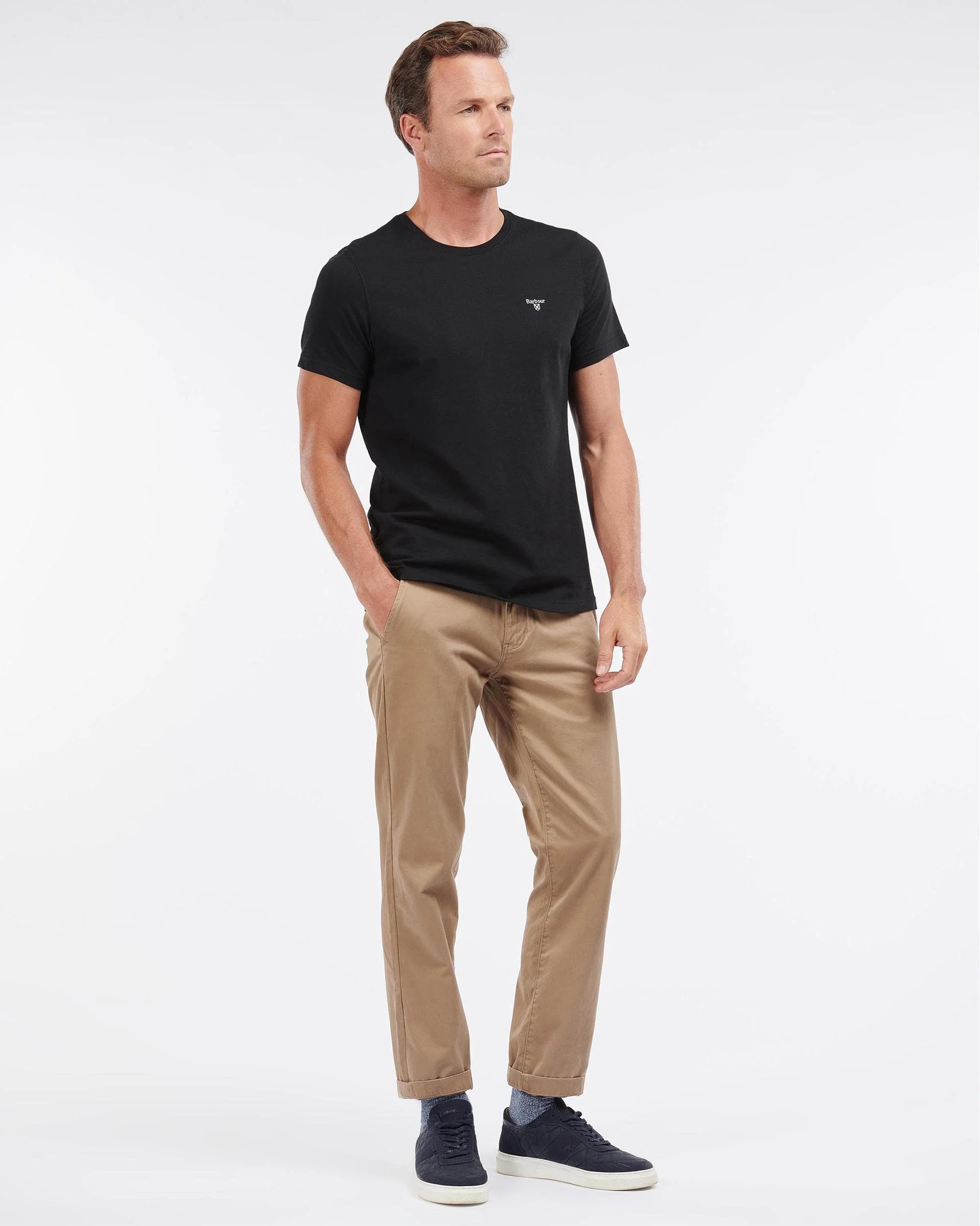 Barbour Sports Mens T-Shirt - Black - Image 3