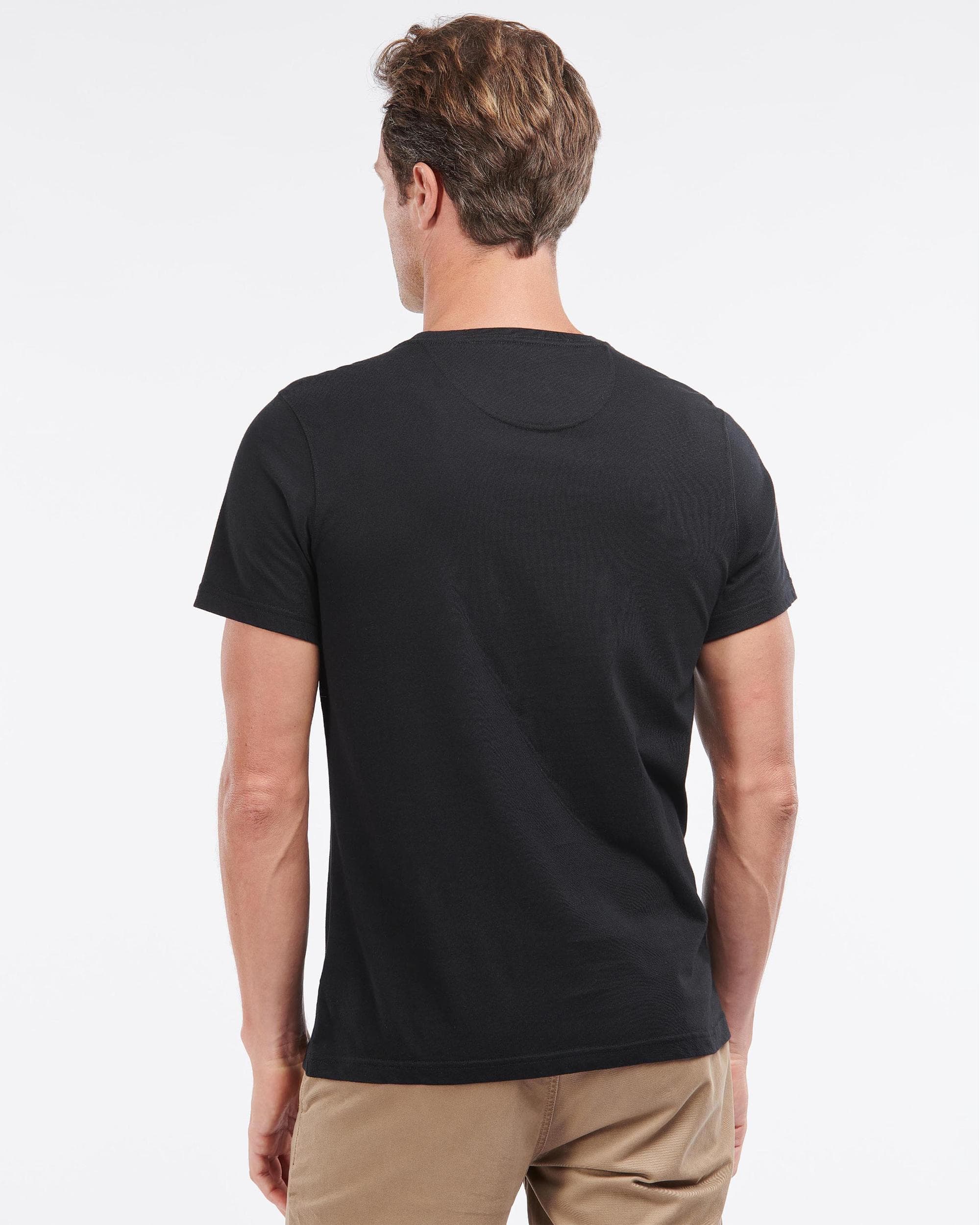 Barbour Sports Mens T-Shirt - Black - Image 4