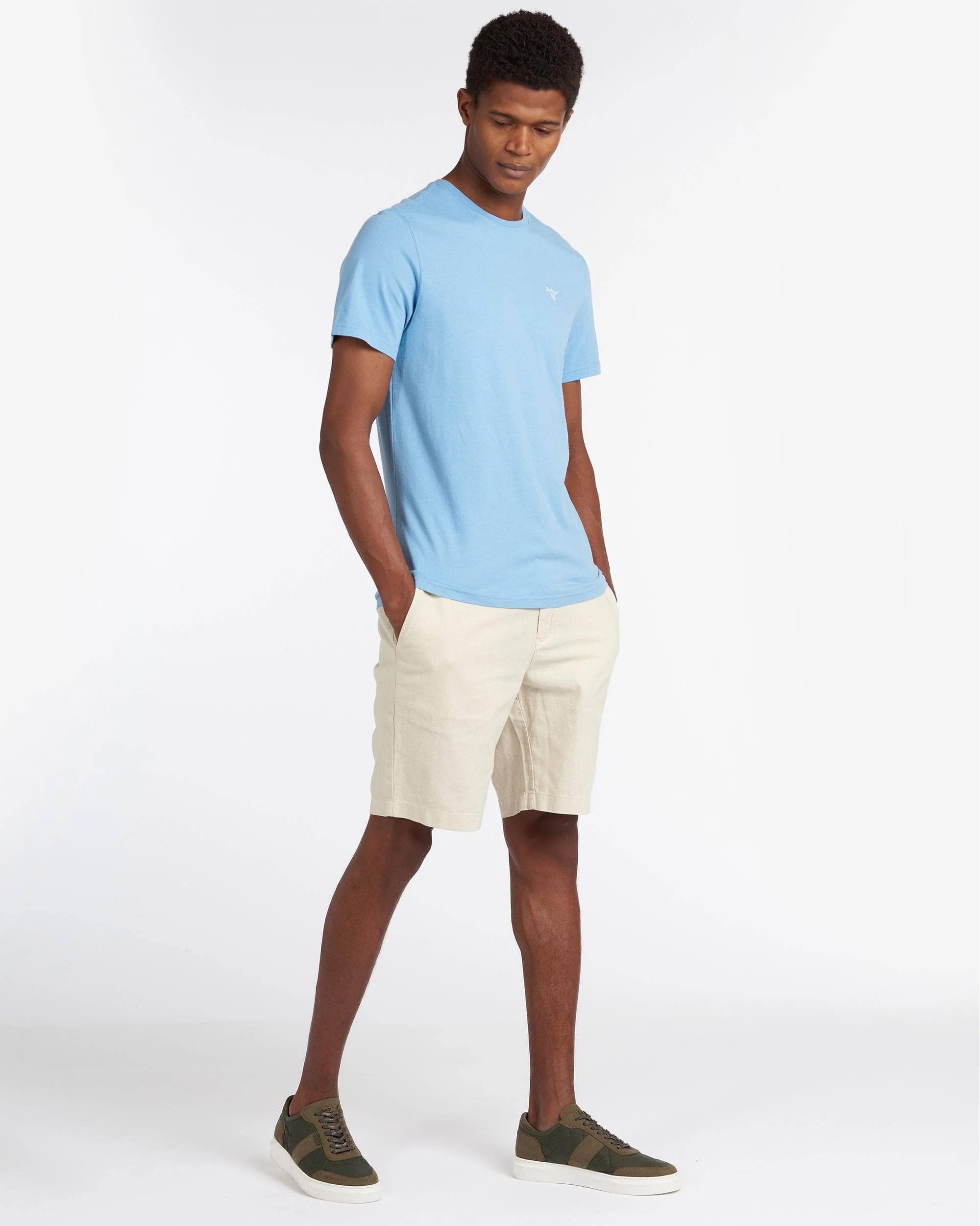 Barbour Sports Mens T-Shirt - Blue - Image 3