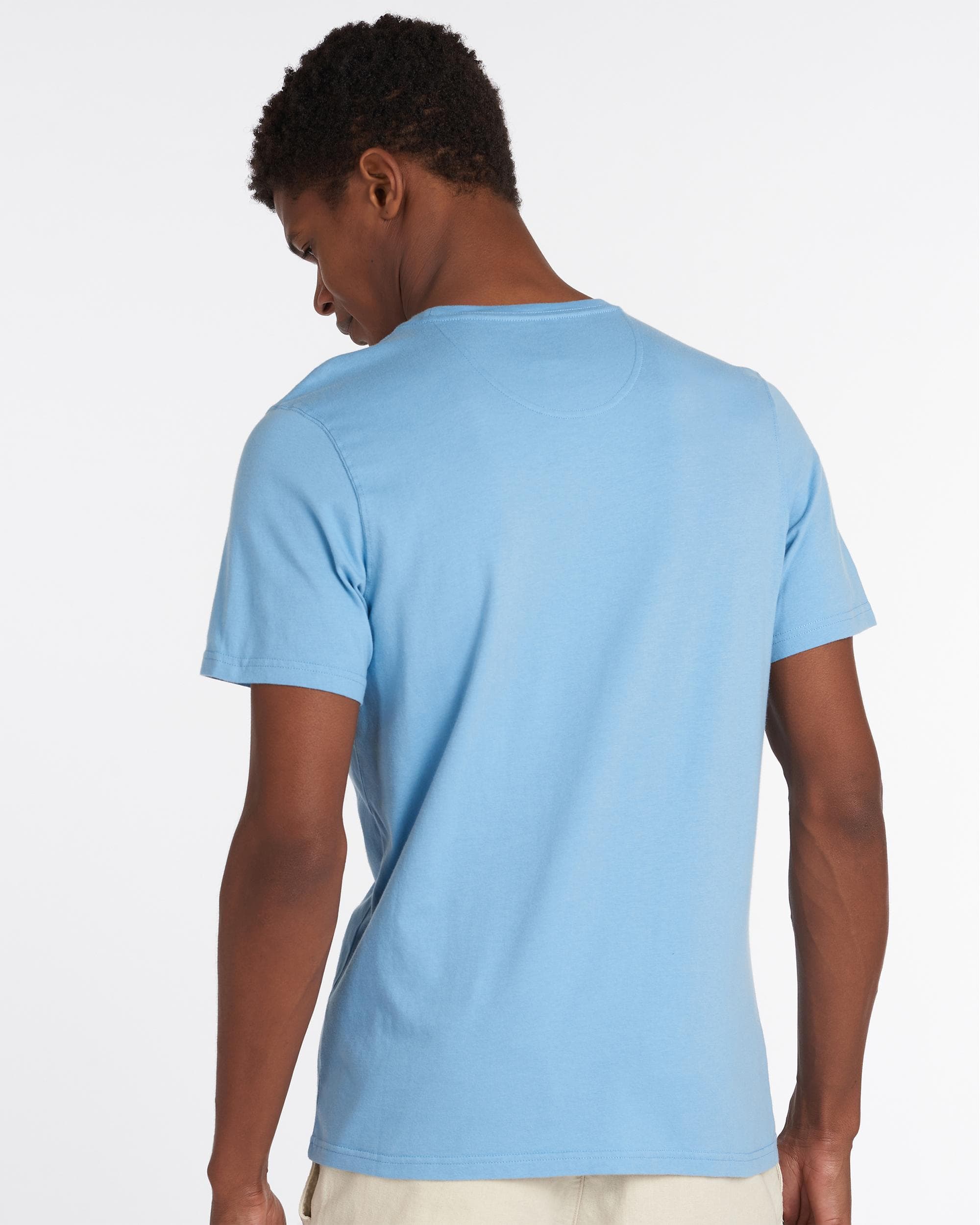 Barbour Sports Mens T-Shirt - Blue - Image 4