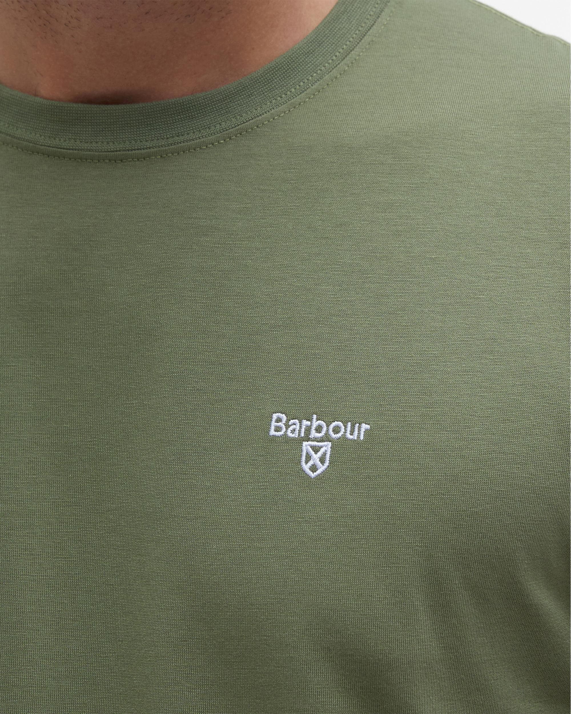 Barbour Sports Mens T-Shirt - Burnt Olive - Image 5
