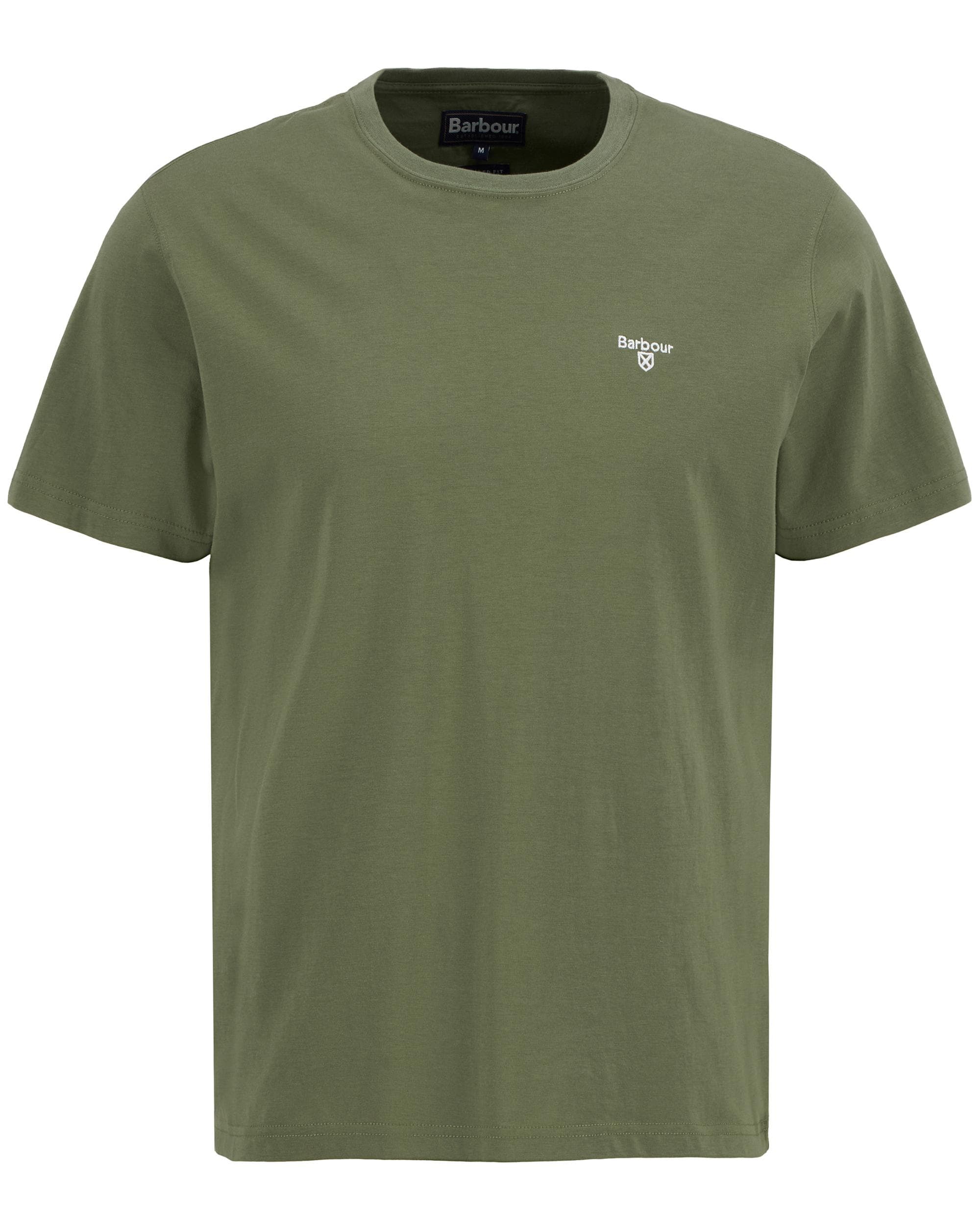 Barbour Sports Mens T-Shirt - Burnt Olive - Image 7